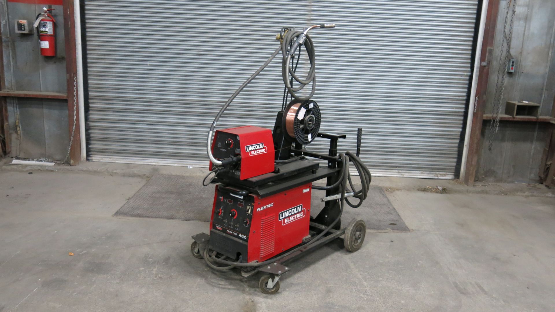 LINCOLN, FLEXTEC 450, 450 AMP, MULTI PROCESS WELDER (MIG, TIG, STICK, FLUX-CORED, ARC GOUGING)