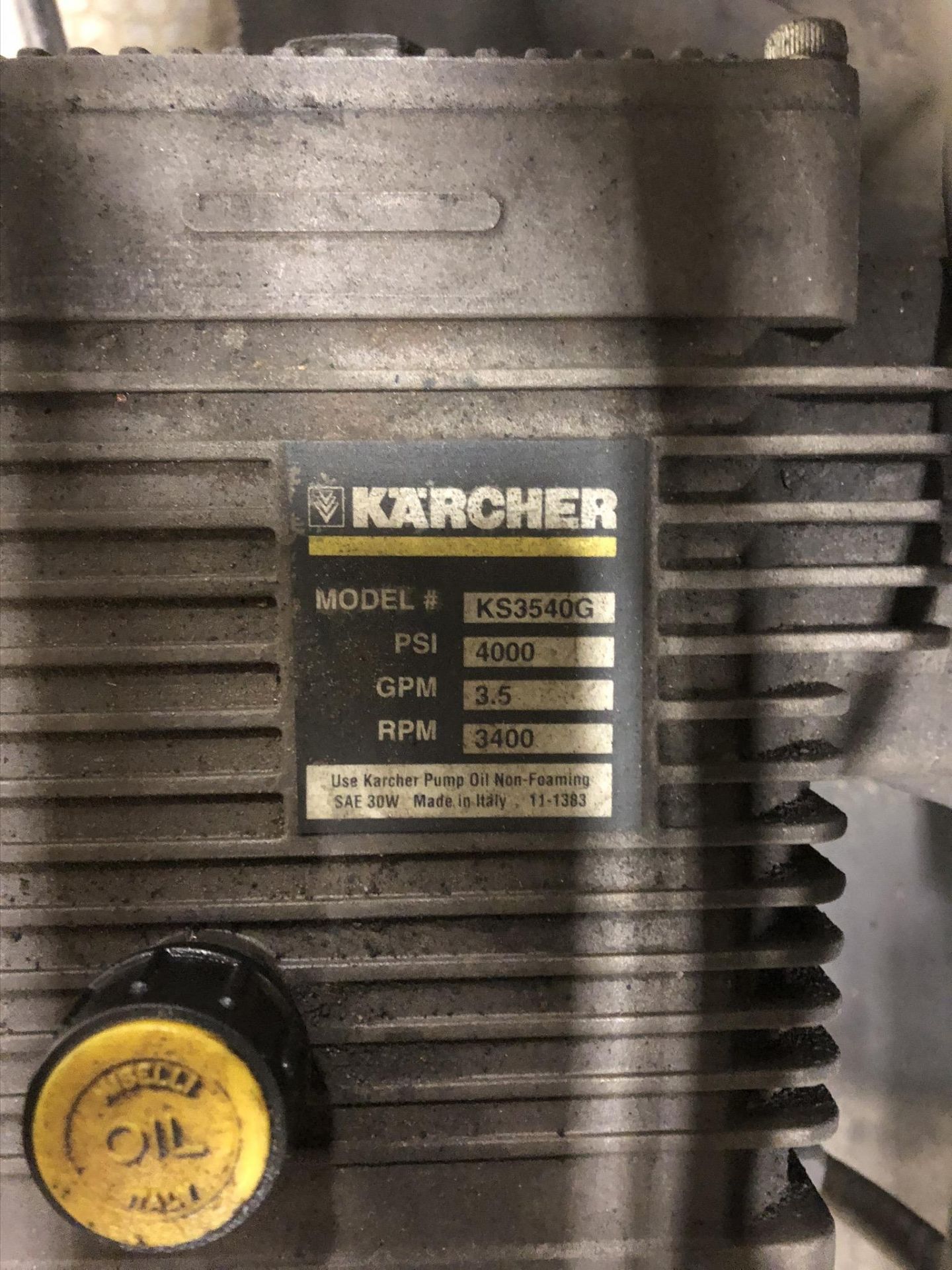 KARCHER, GAS POWERED, HOT WATER PRESSURE WASHER, 558 HOURS - Image 6 of 9