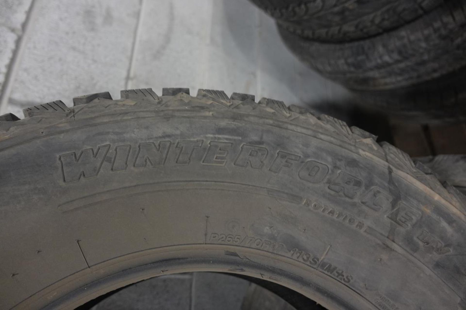 FIRESTONE, WINTER FORCE, P265/70R17, WINTER TIRE - Image 8 of 8