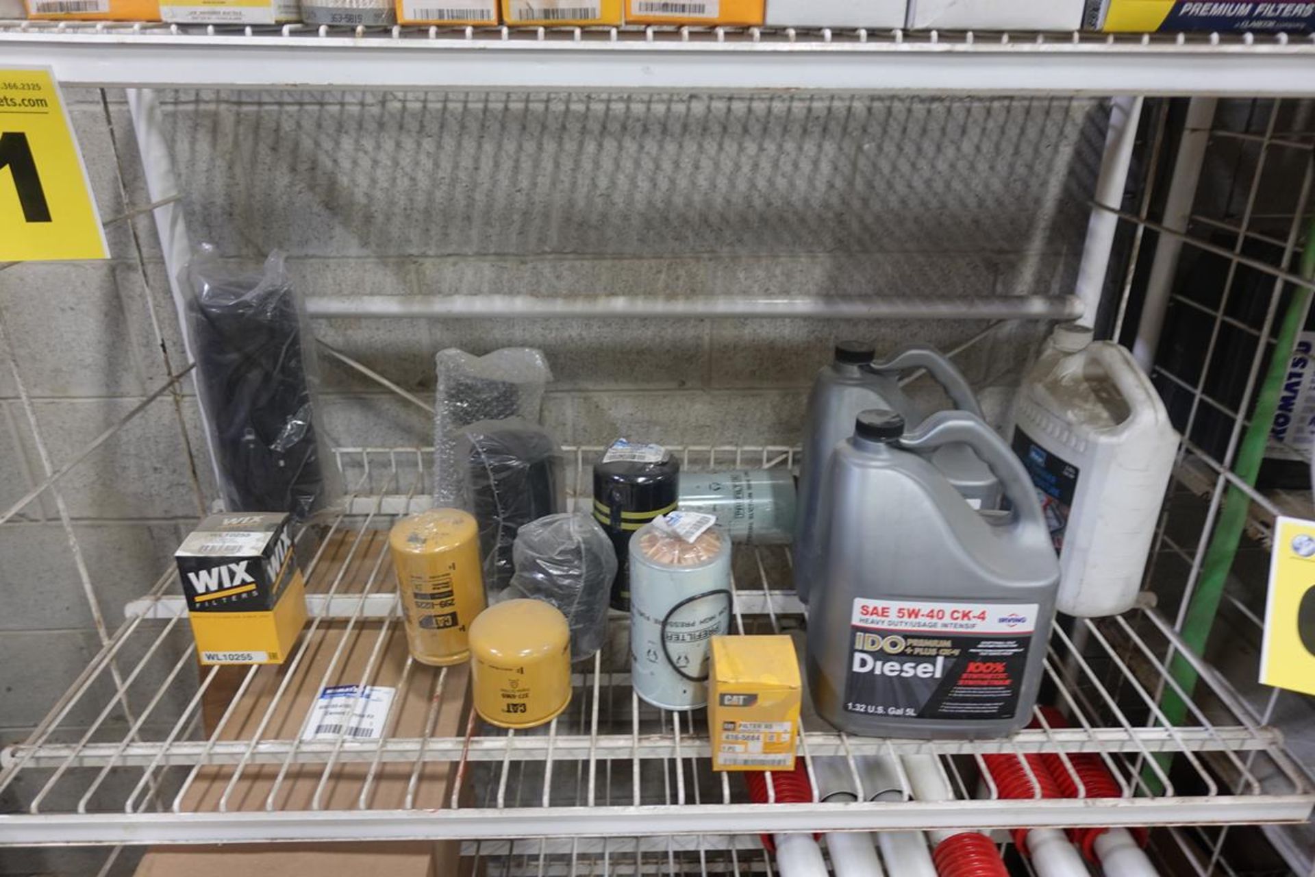 LOT OF NEW HEAVY EQUIPMENT PARTS, OIL, ETC - Image 3 of 27