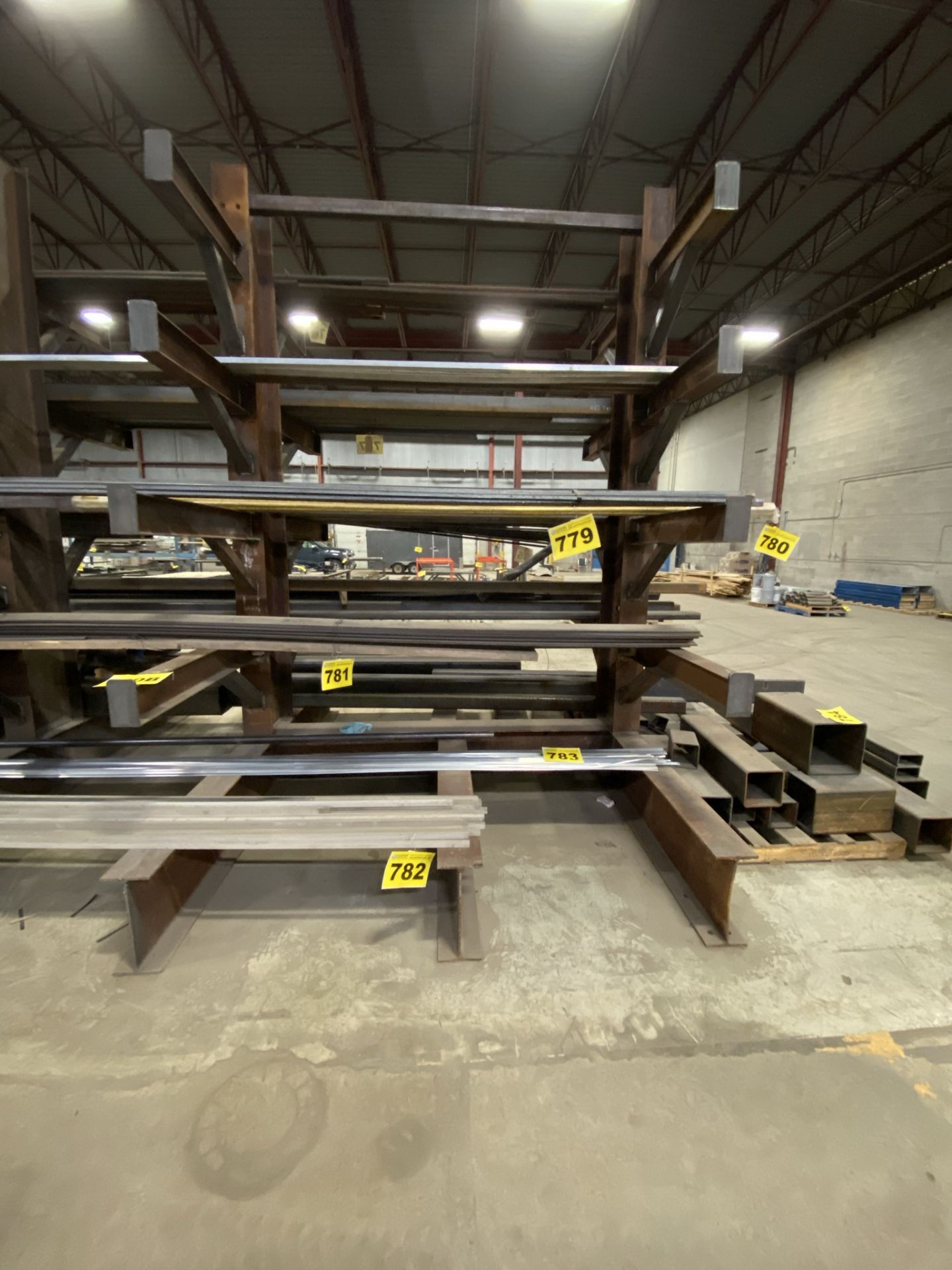 HEAVY DUTY WELDED METAL RACK, (L,W,H) 10' X 6' X 8' (RACK ONLY) ($400 RIGGING) - PICK-UP ON DECEMBER