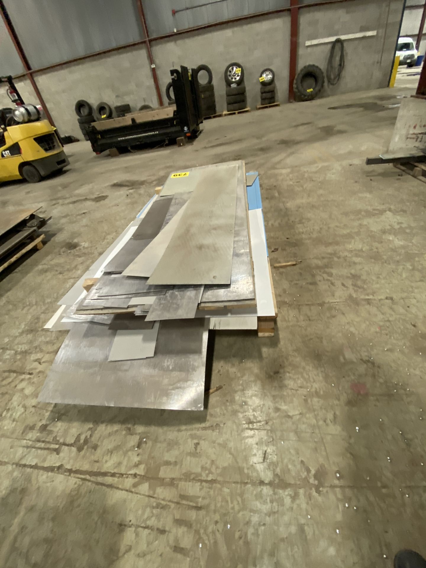 LOT OF ASSORTED STEEL SHEETS - Image 4 of 4