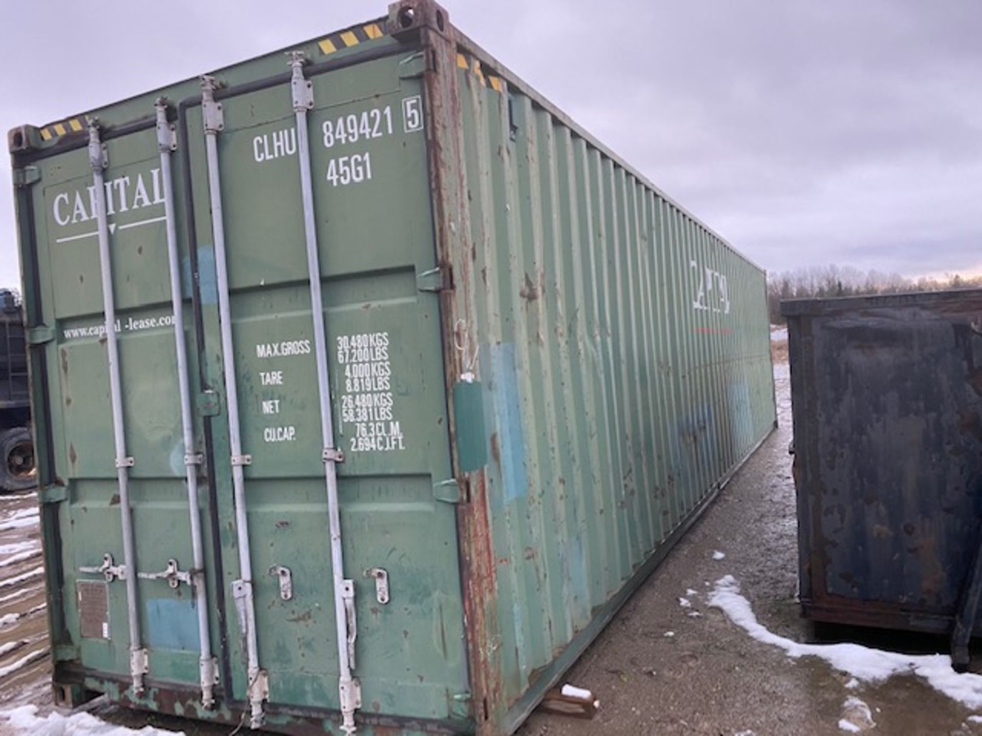 SUZHOU, 40', SEA CONTAINER, 2002 (LOCATED AT 8308 10TH LINE, THORNTON, ONTARIO) - Image 3 of 8