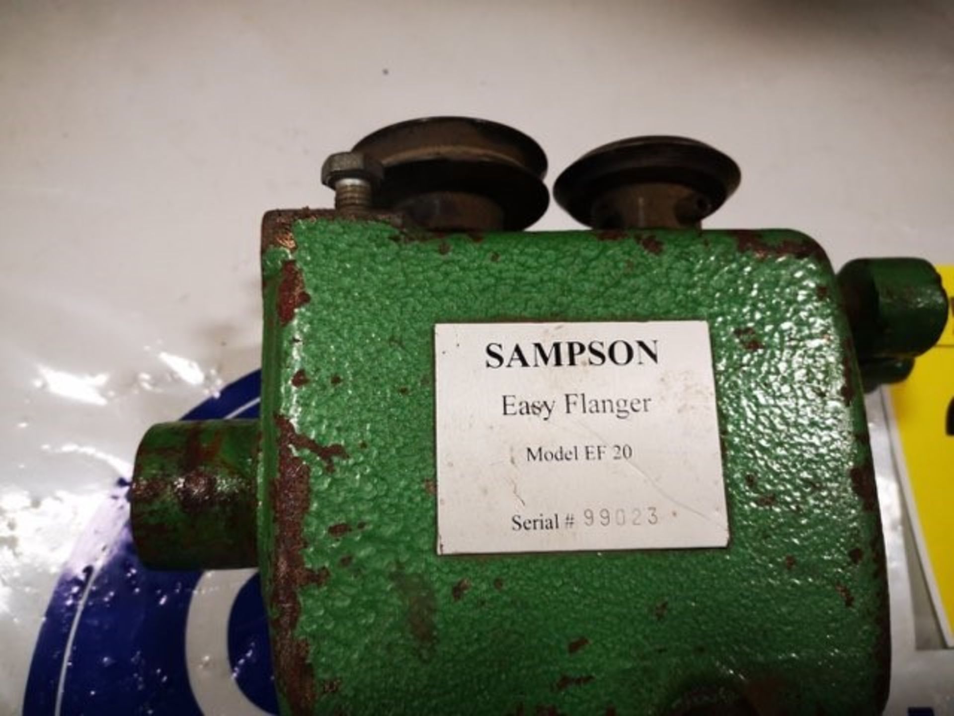 SAMPSON, EF 20, EASY FLANGER, S/N 99023 - Image 2 of 2