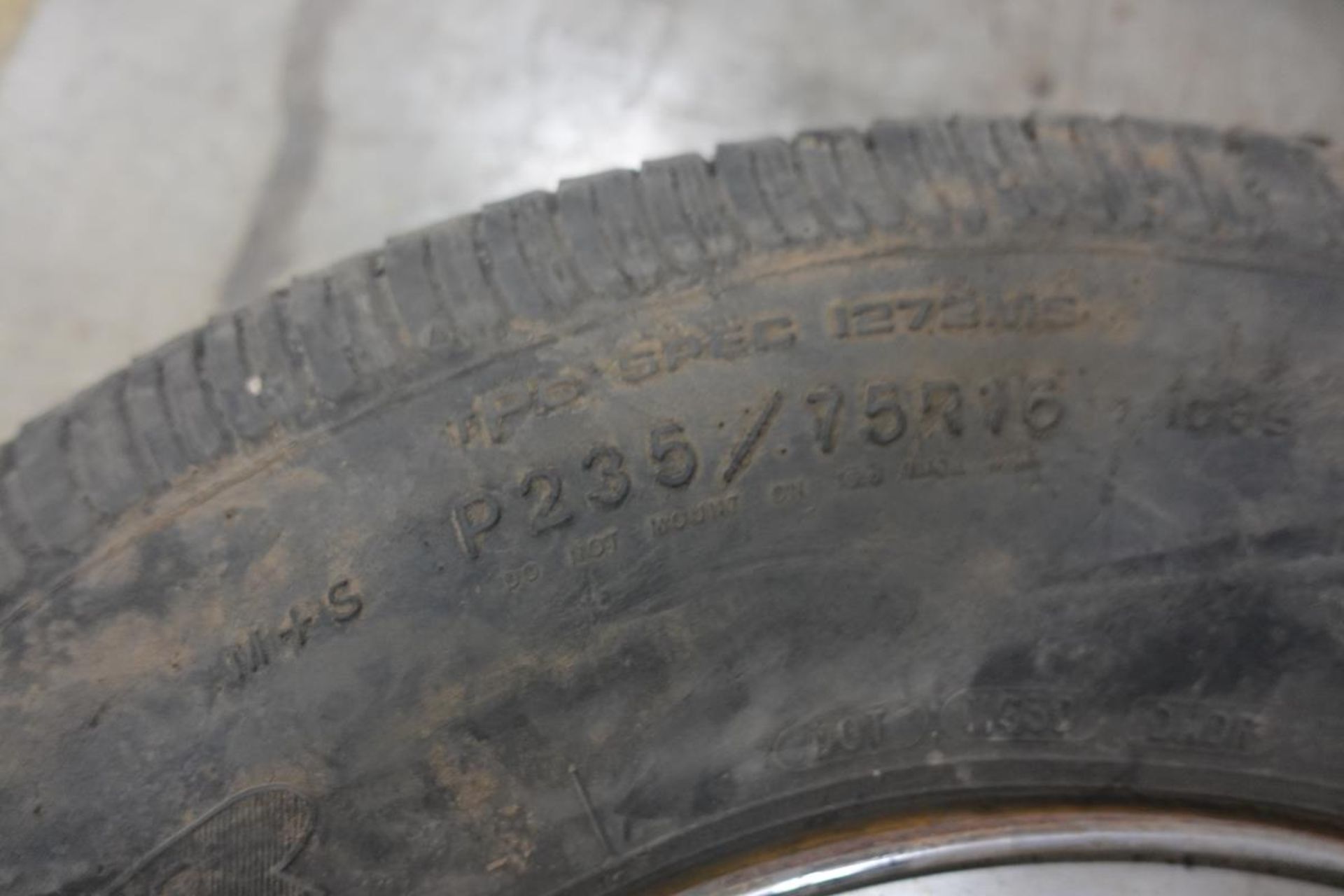 LOT OF (1) BF GOODRICH, 245/65R17, TIRE, (1) WINTER SLALOM, TIRE AND (1) GOODYEAR, WRANGLER, P235/ - Image 25 of 25