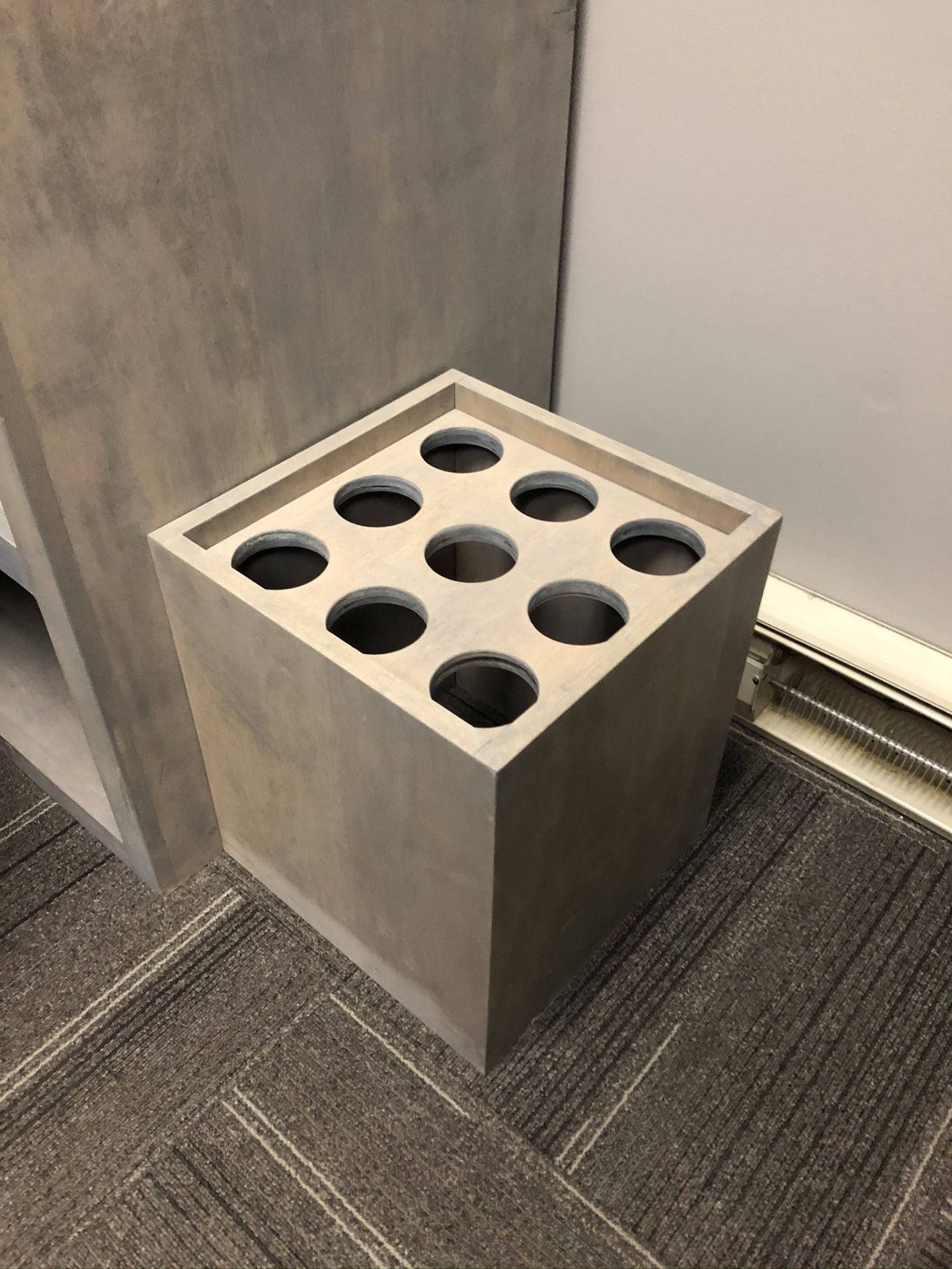 GRAY, L-SHAPED OFFICE DESK WITH DRAFTING TABLE, BOOKSHELF AND SITE PLANT FOLDER - Image 3 of 3