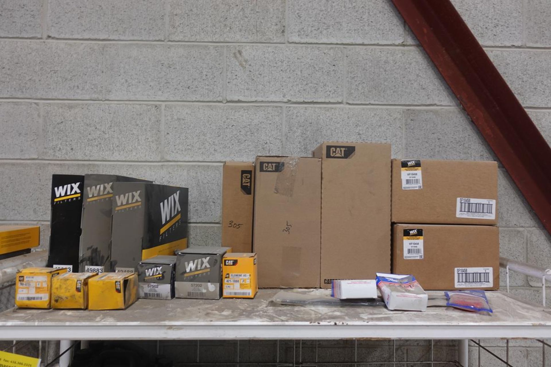 LOT OF NEW HEAVY EQUIPMENT PARTS, OIL, ETC - Image 3 of 35