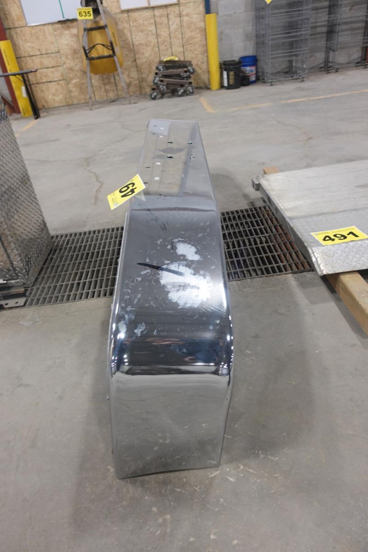 HEAVY TRUCK, 92" X 20" X 3/14", FRONT STEP BUMPER (NO HARDWARE) - Image 2 of 4