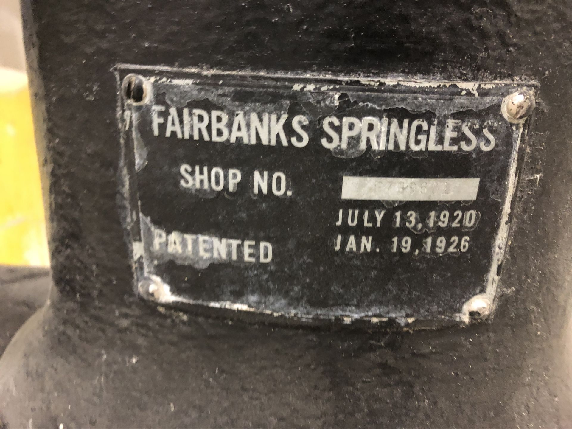 FAIRBANKS SPRINGLESS, SCALE - Image 3 of 3