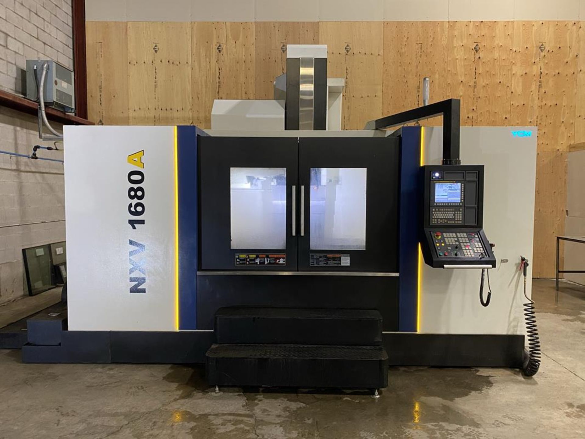 YCM, NXV1680A, 3 AXIS, CNC VERTICAL MACHINING CENTRE, TRAVELS (X,Y,Z) 64", 30", 28", TABLE SIZE