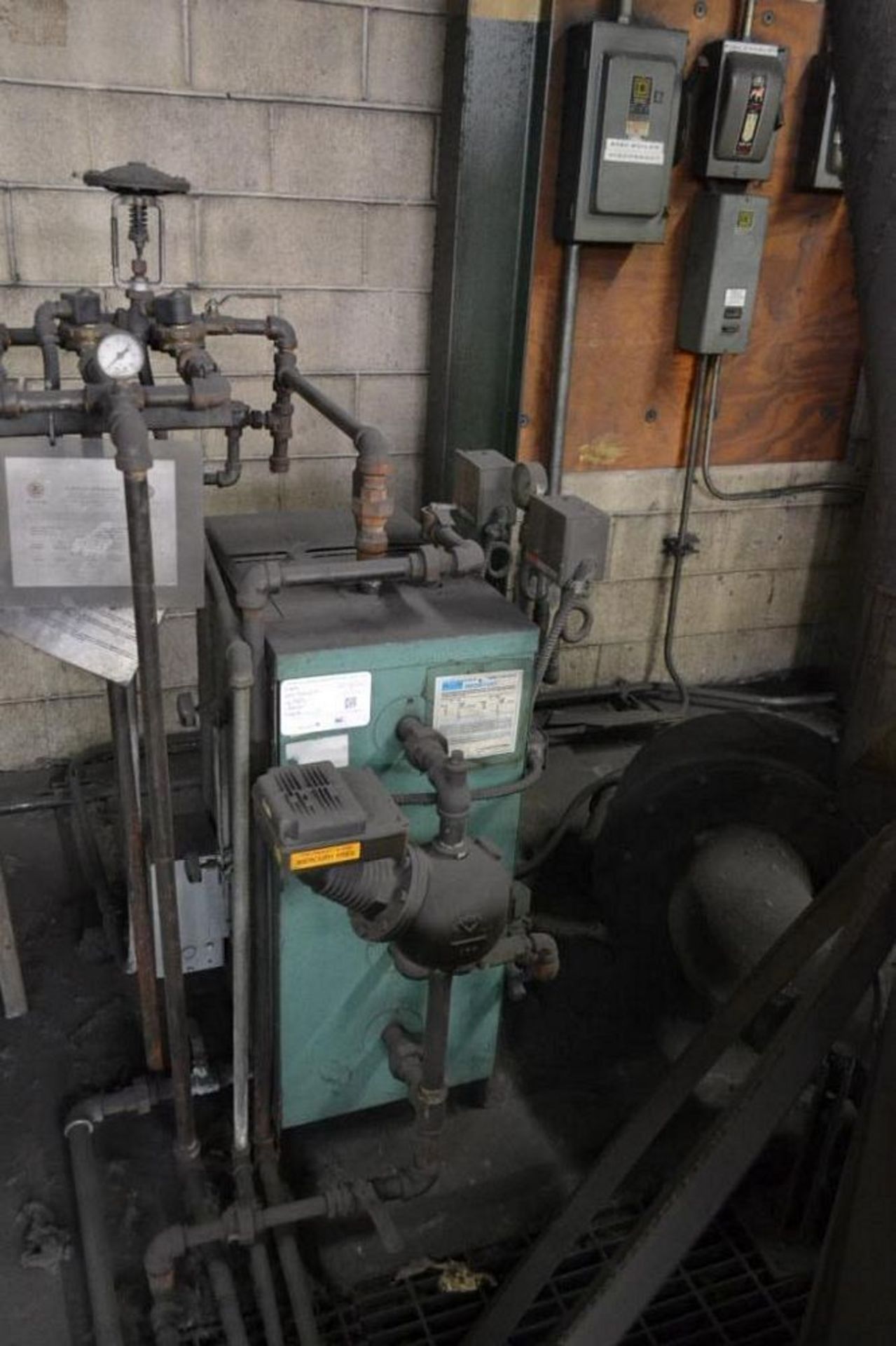 1979 Leeds and Northrup Steam Type Homo Pit Furnace, Model 09528-484VX, 1250 F temperature, 72 kw, c - Bild 3 aus 4