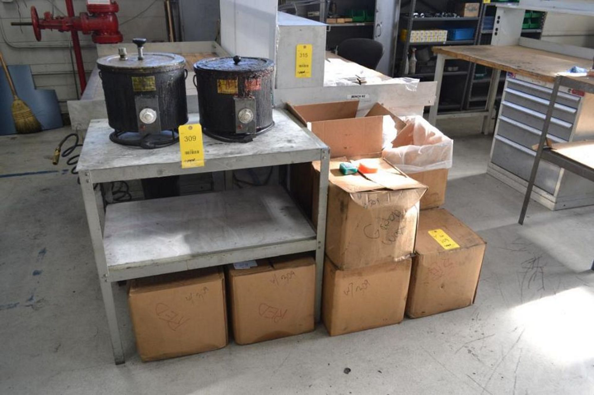 LOT: (2) Melting Pots, (9) Boxes of Wax