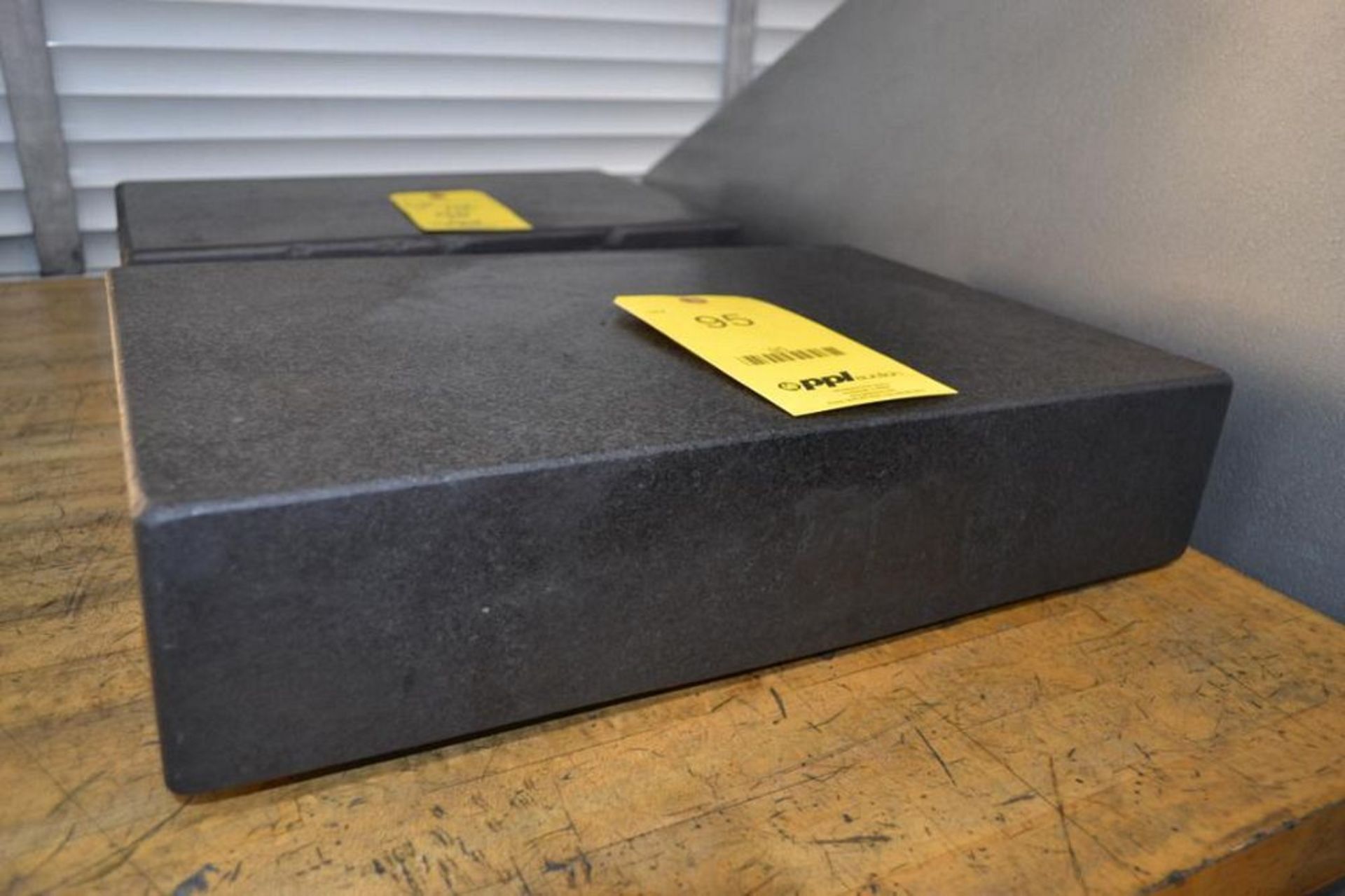 LOT: (2) 18 in. x 12 in. Granite Surface Plates