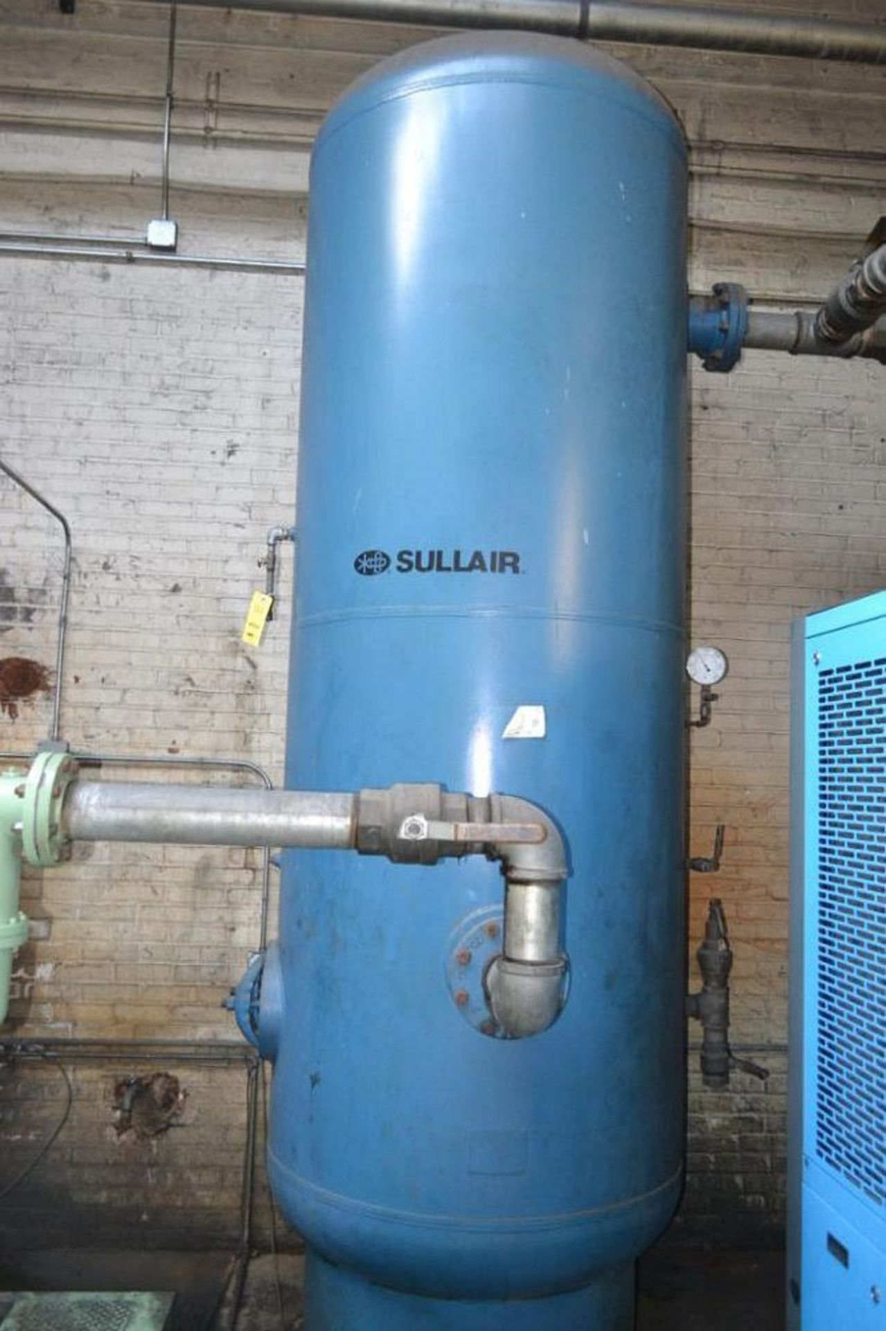 Sullair 12 ft. x 4 ft. (est.) Air Receiver Tank