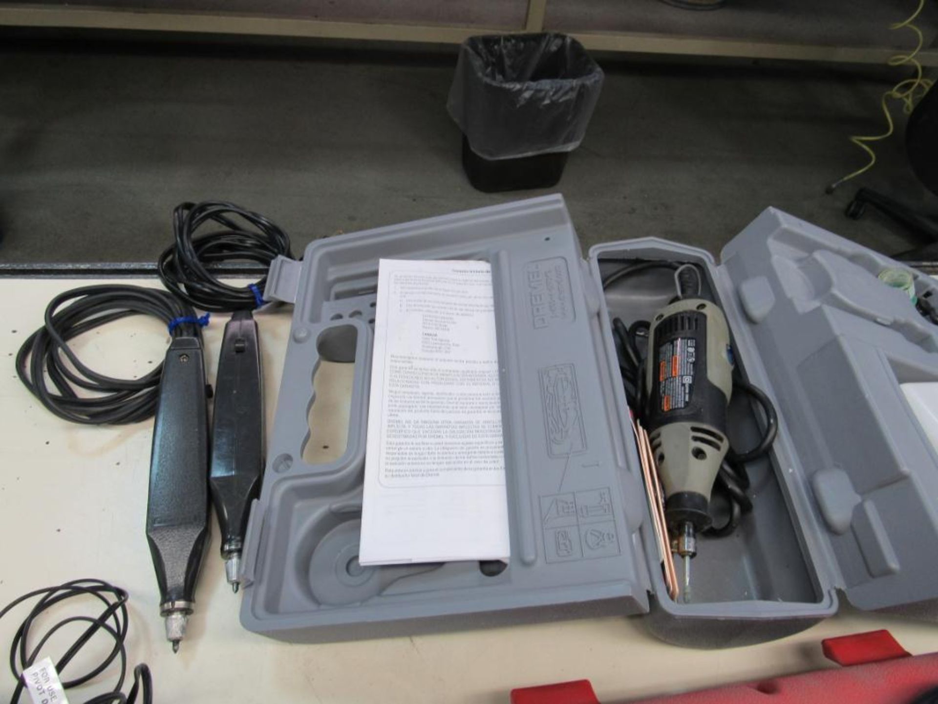 LOT: (4) Assorted Dremel Type Electric Rotary Tools, (2) Electric Etchers (Area A) - Image 2 of 2