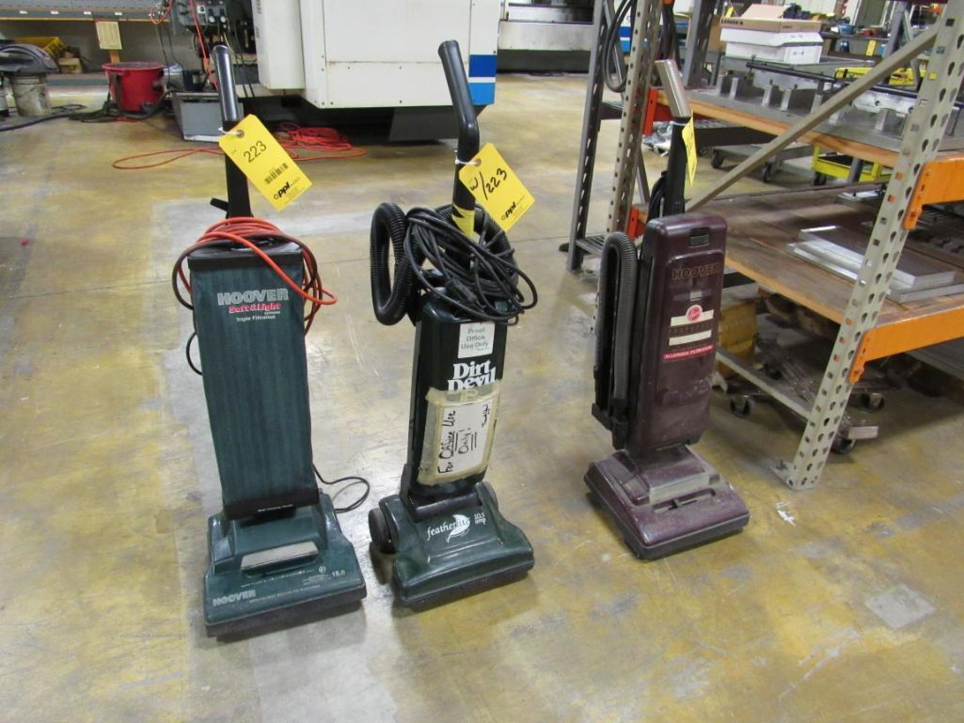 LOT: (3) Assorted Vacuums (Area C)