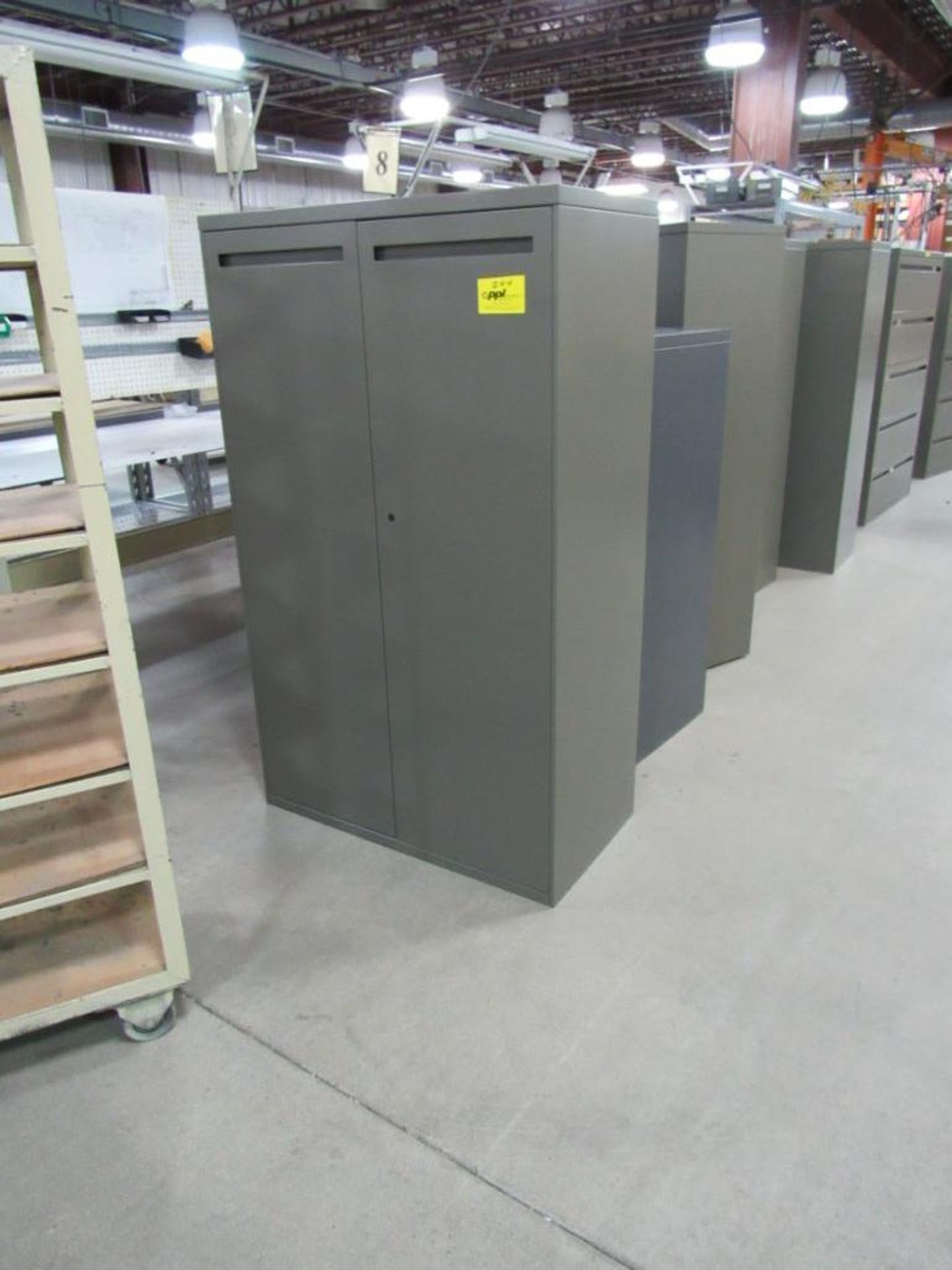 LOT: (2) 5-Drawer Lateral File Cabinets, (1) 4-Drawer Lateral File Cabinet, (1) 2-Door Cabinet (Area - Image 2 of 2