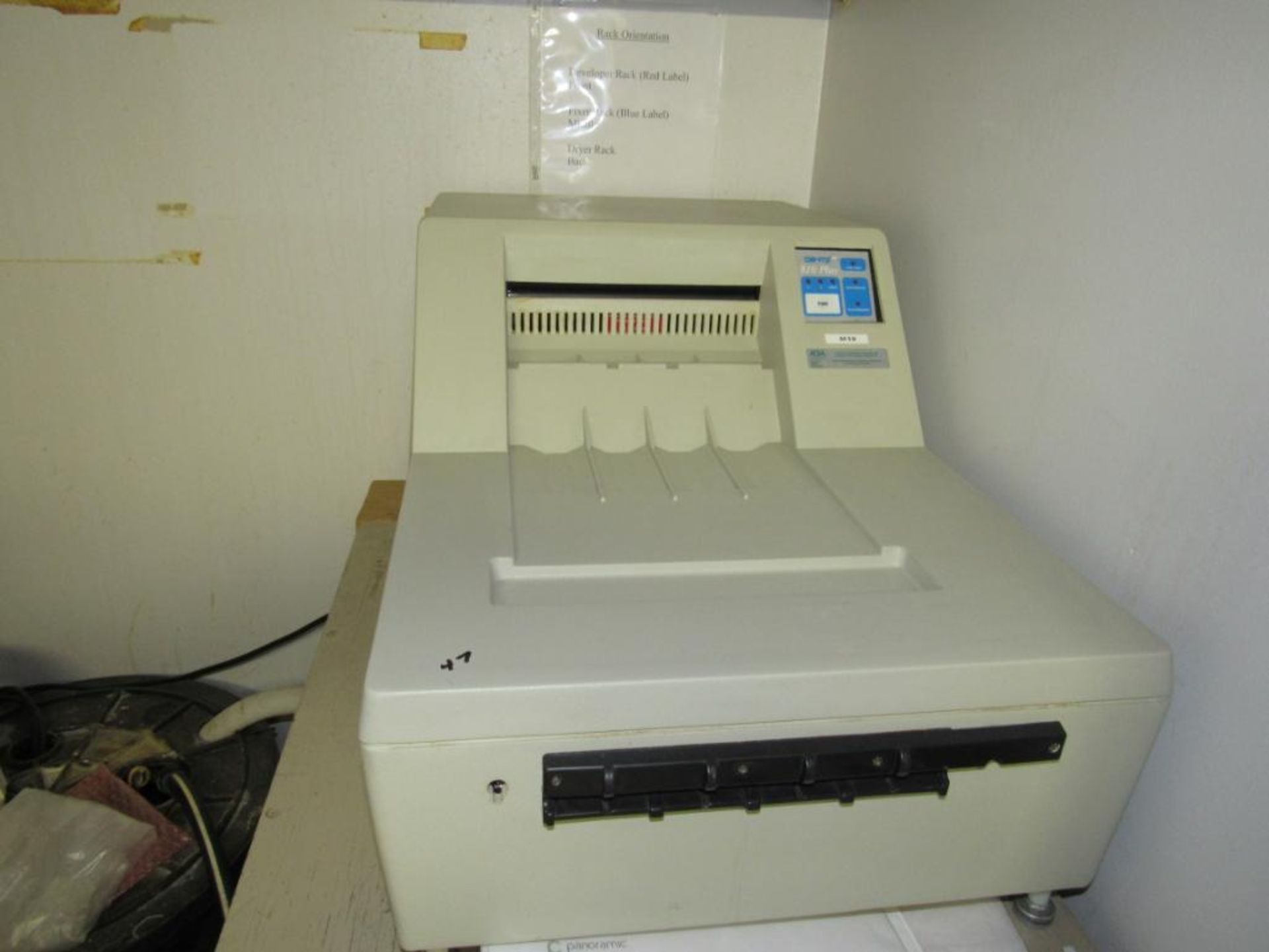 DentX Film Processor Model 810 Plus (small room by Area I)