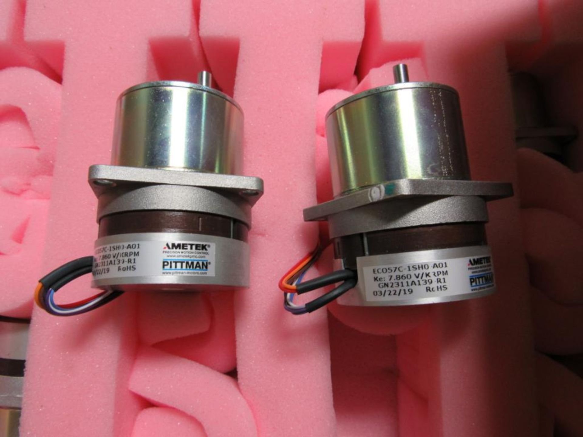 LOT: (144) New Ametek #EC057C-1SH0 Brushless Gear Box Motors on (1) Skid (Area A)