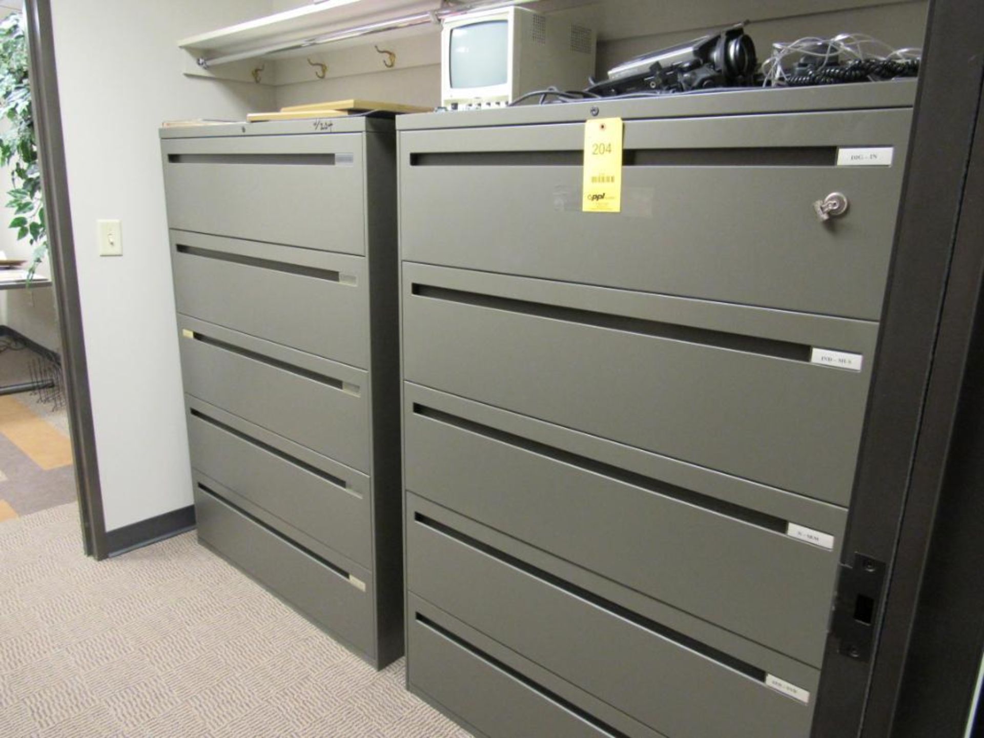 LOT: (2) 5-Drawer Lateral File Cabinets (in 2nd floor office - Area L)