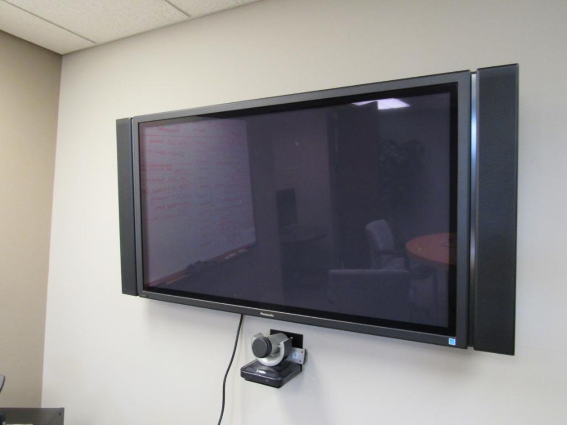 LOT: Video Conference System with Panasonic 52 in. TV, Camera, SPL Integrated Solutions Cabinet (in