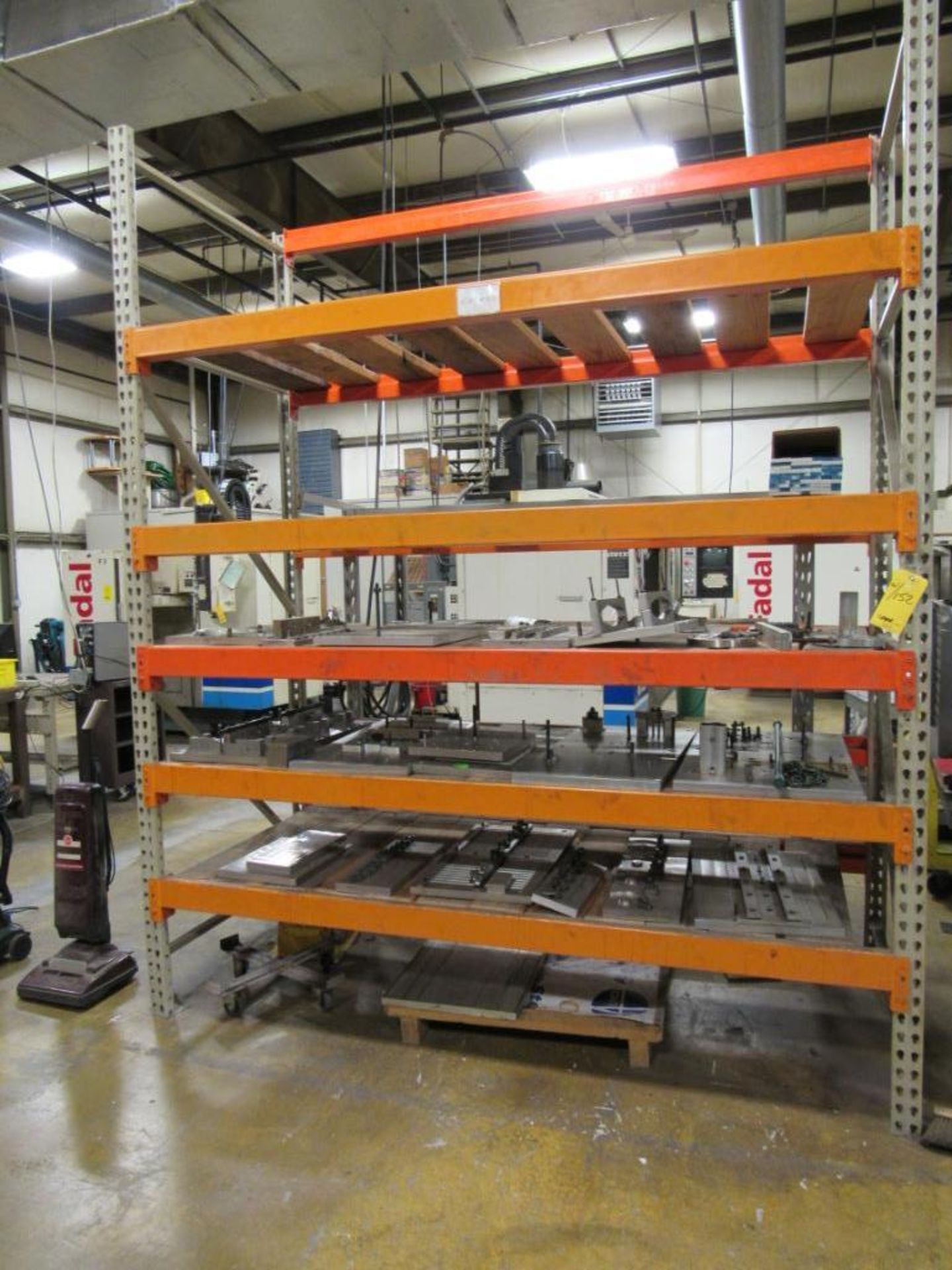 LOT: (8) Individual Sections 42 in. x 92 in. x 10 ft. Heavy Duty Pallet Rack, with Approx. (20) Extr - Image 3 of 8