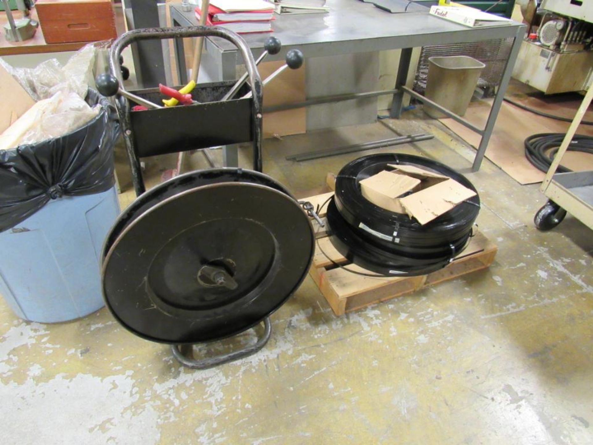 LOT: (1) Banding Cart with Banding & Tools (Area C)