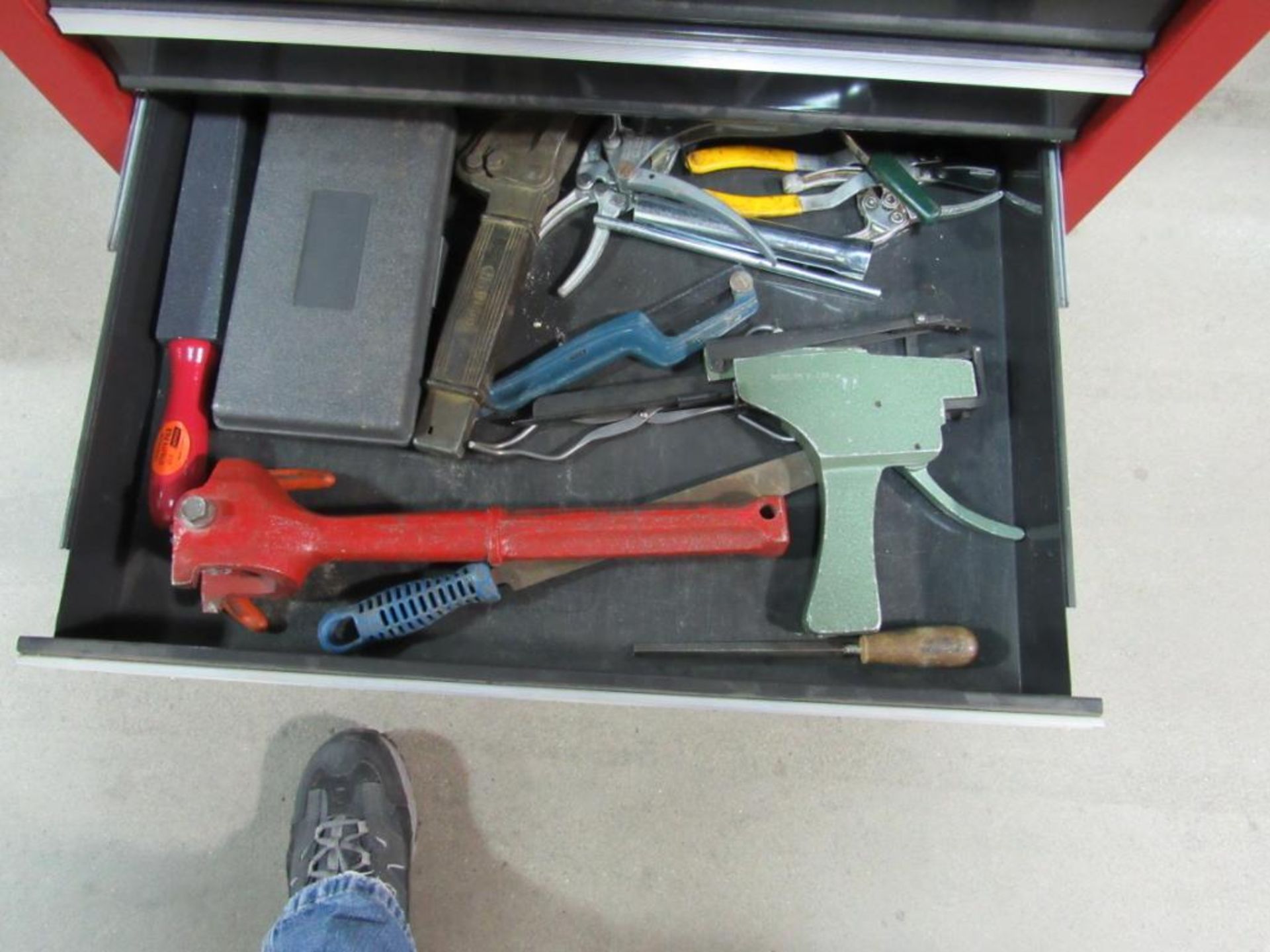 LOT: (1) Craftsman 12-Drawer Tool Chest & (1) 3-Drawer Tool Box, with Contents (Area A) - Image 7 of 8