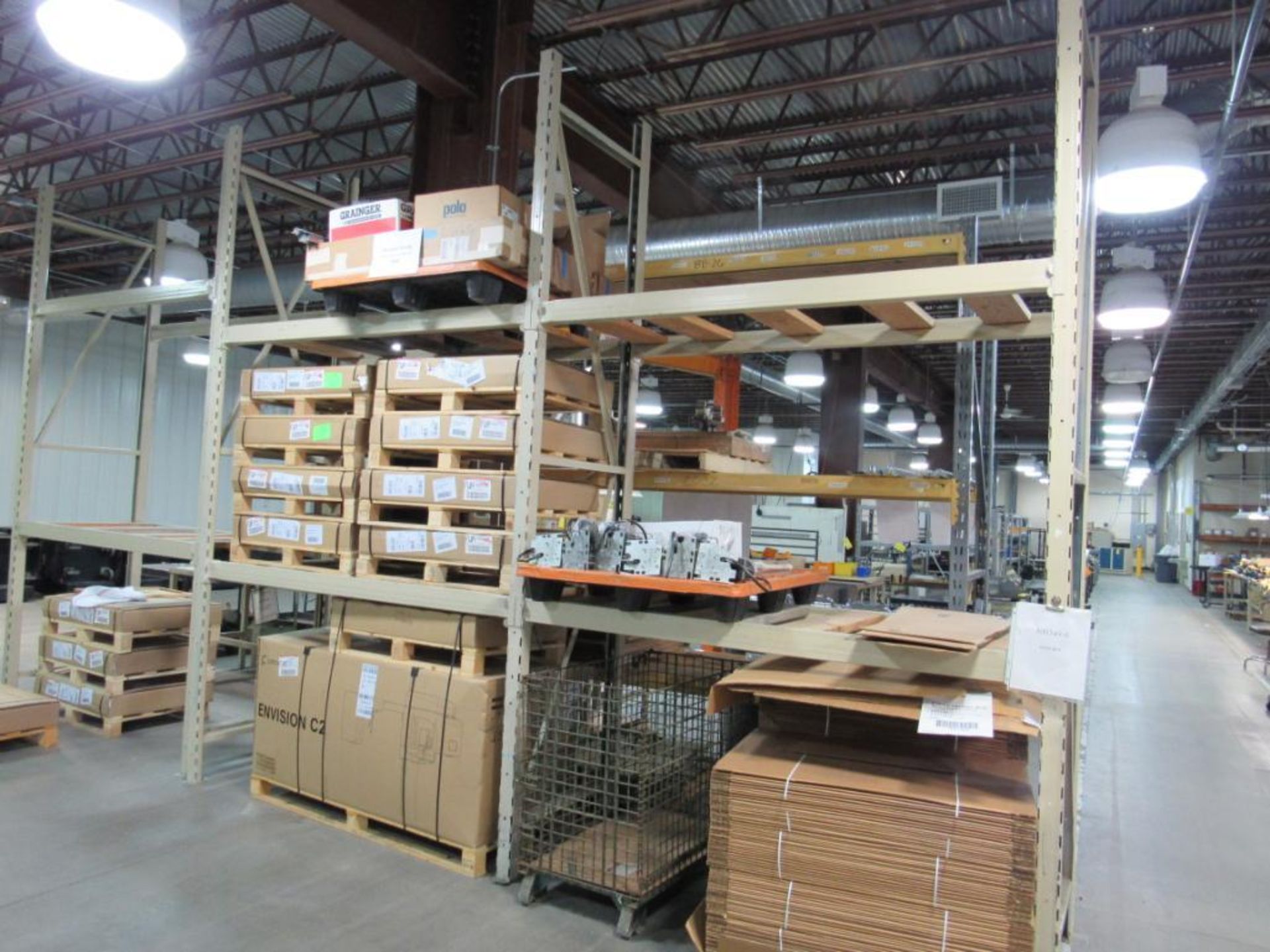 LOT: (3) Sections 36 in. x 80 in. x 12 ft. Heavy Duty Pallet Rack, (1) Section 36 in. x 96 in. x 10