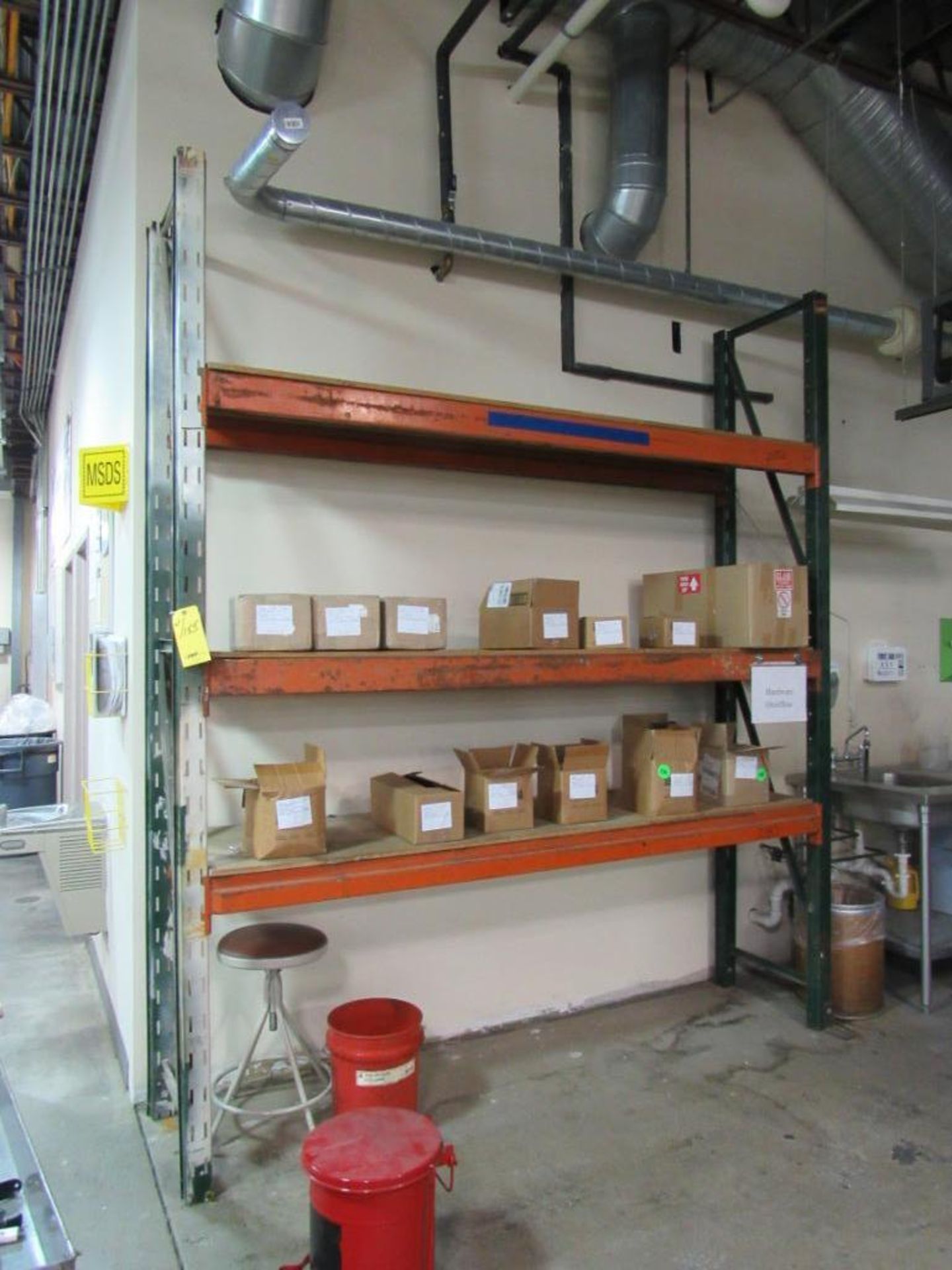 LOT: (3) Sections 36 in. x 80 in. x 12 ft. Heavy Duty Pallet Rack, (1) Section 36 in. x 96 in. x 10 - Image 2 of 3