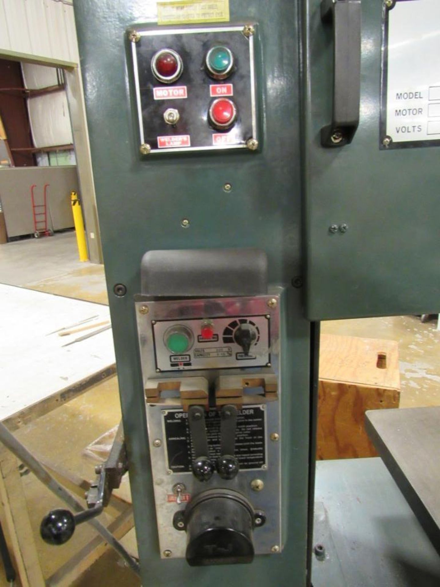 Rutland Tool Band Saw Model 26680450, S/N 9846500 (1998) (Area C) - Image 2 of 3