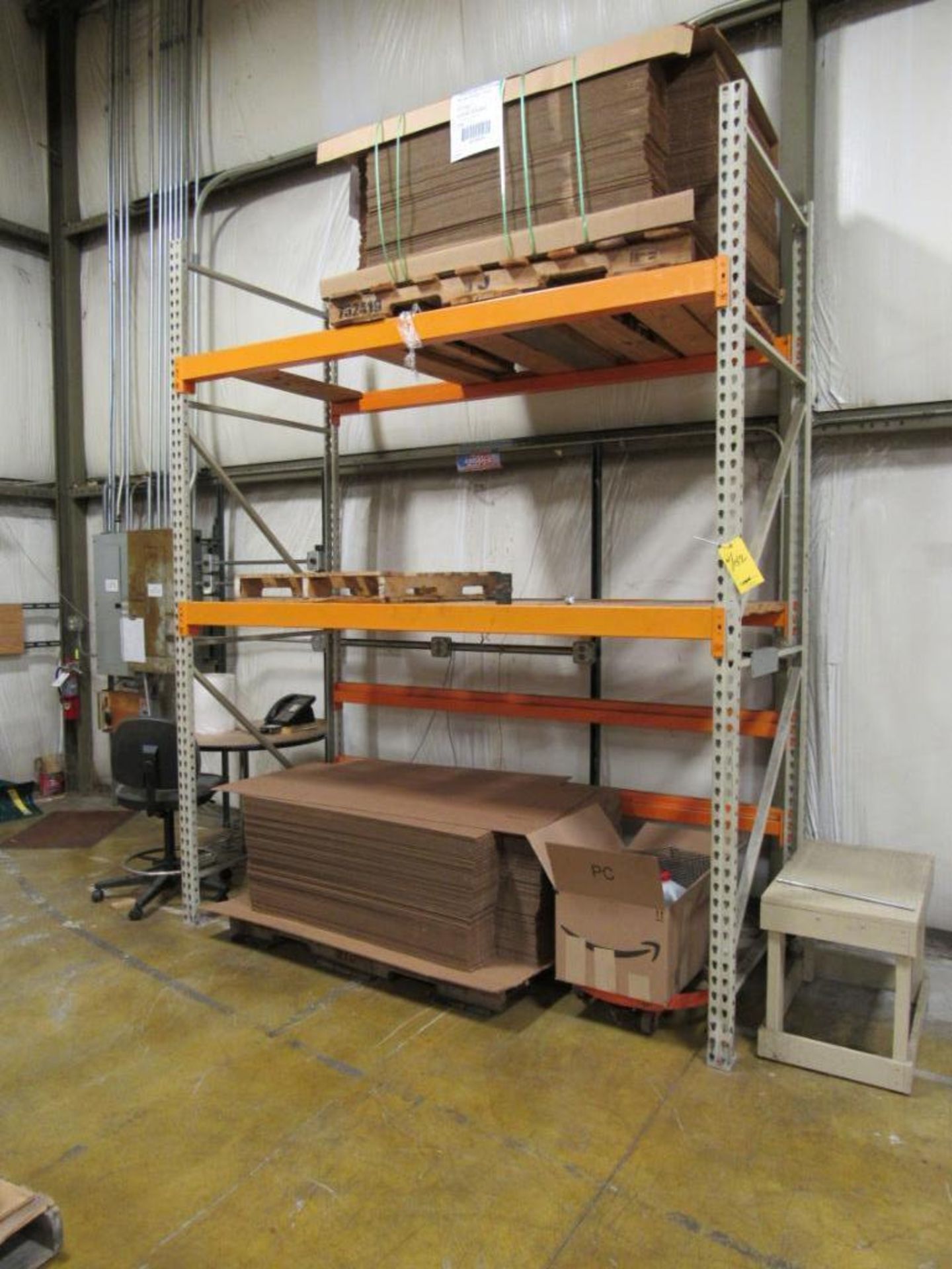 LOT: (8) Individual Sections 42 in. x 92 in. x 10 ft. Heavy Duty Pallet Rack, with Approx. (20) Extr - Image 6 of 8