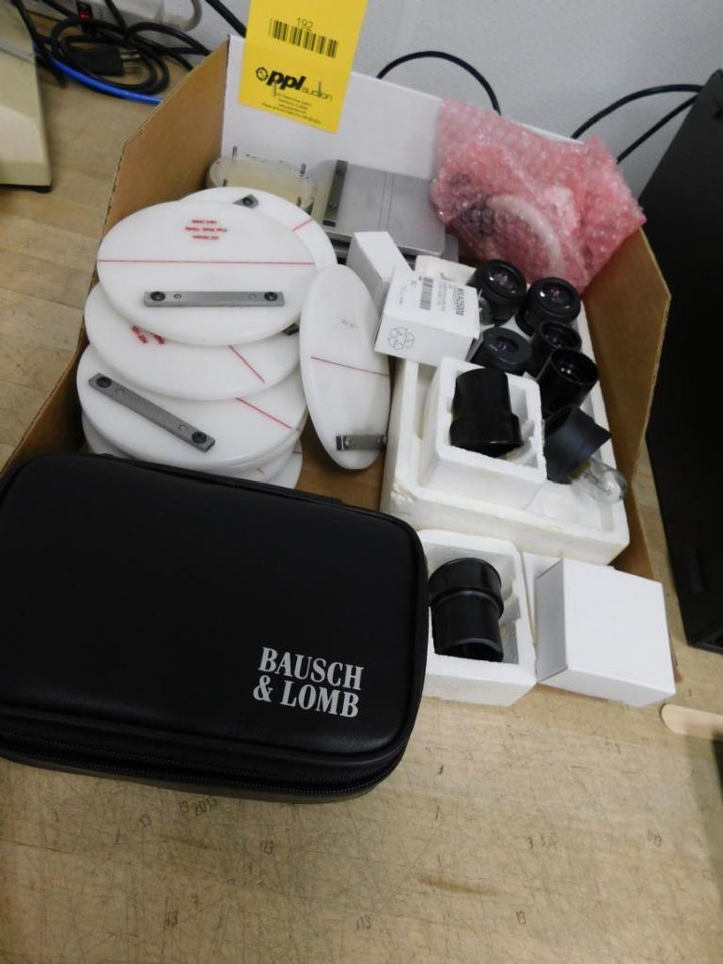 LOT: Assorted Microscope Accessories