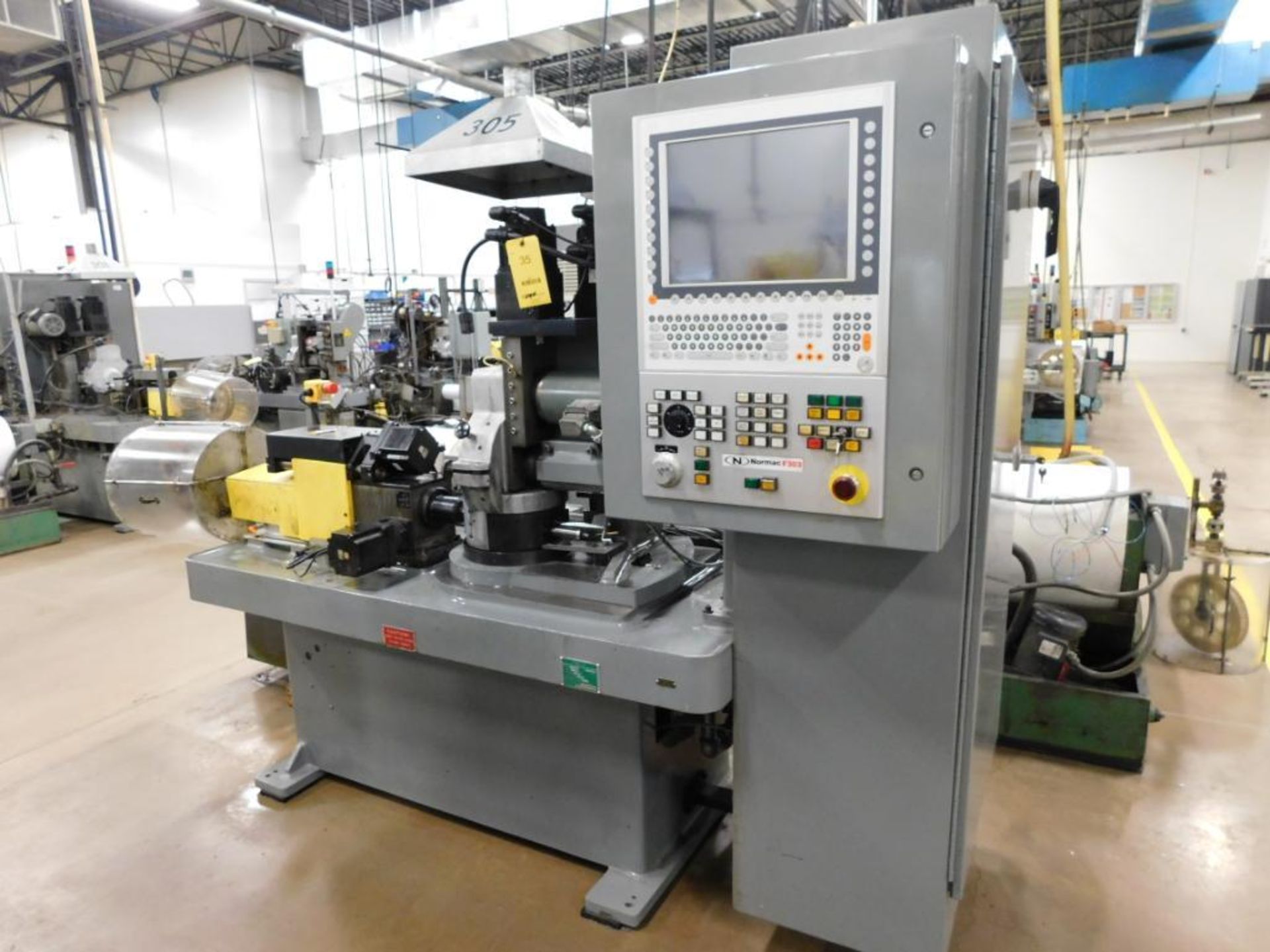 Normac CNC Grinder Model F303N, S/N 002N, with Normac F303 CNC Control, Deep Bed Filter (#305)