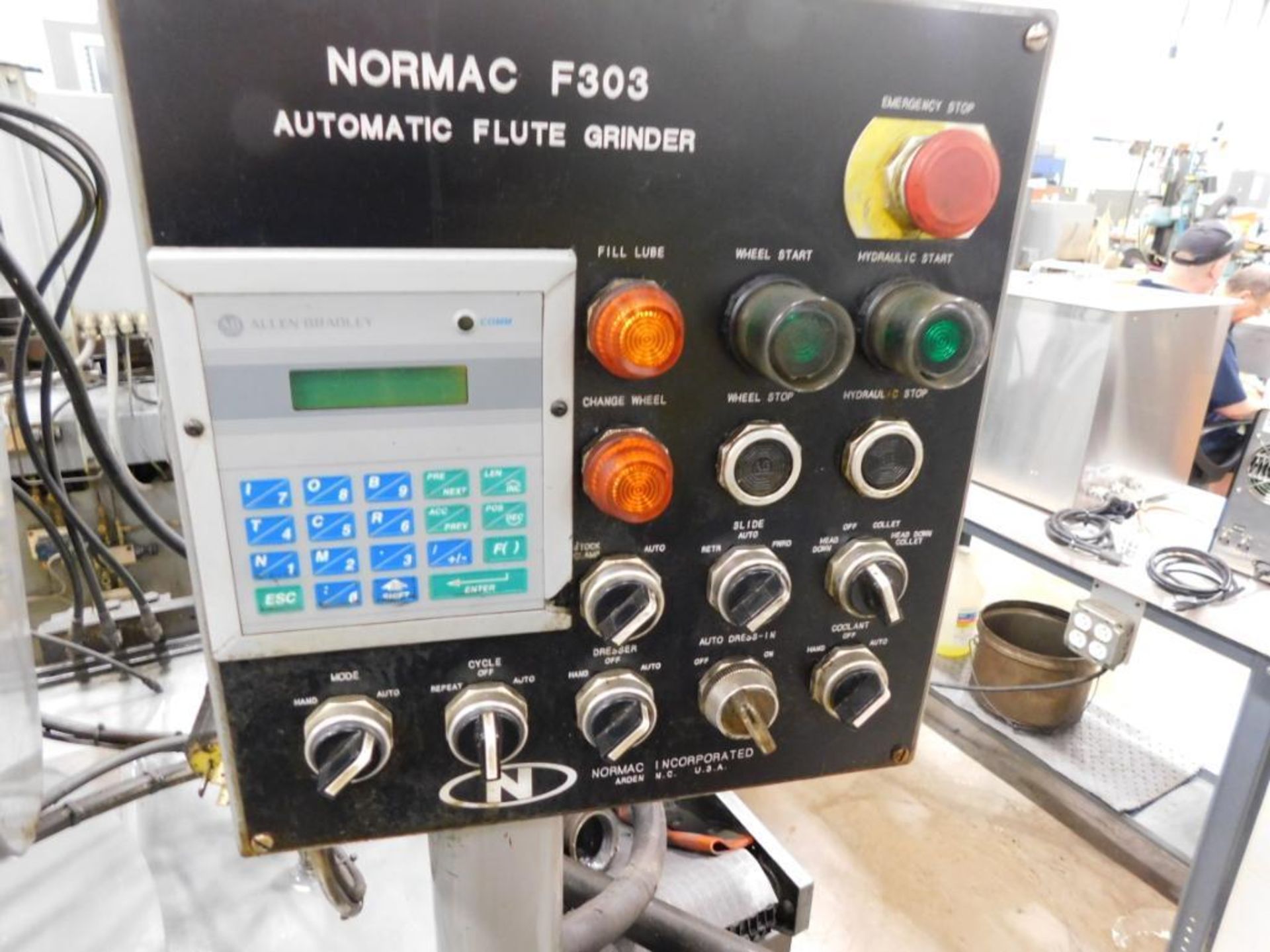 Normac Automatic Flute Grinder Model F303, S/N 015, Deep Bed Filter (#315) - Image 3 of 5