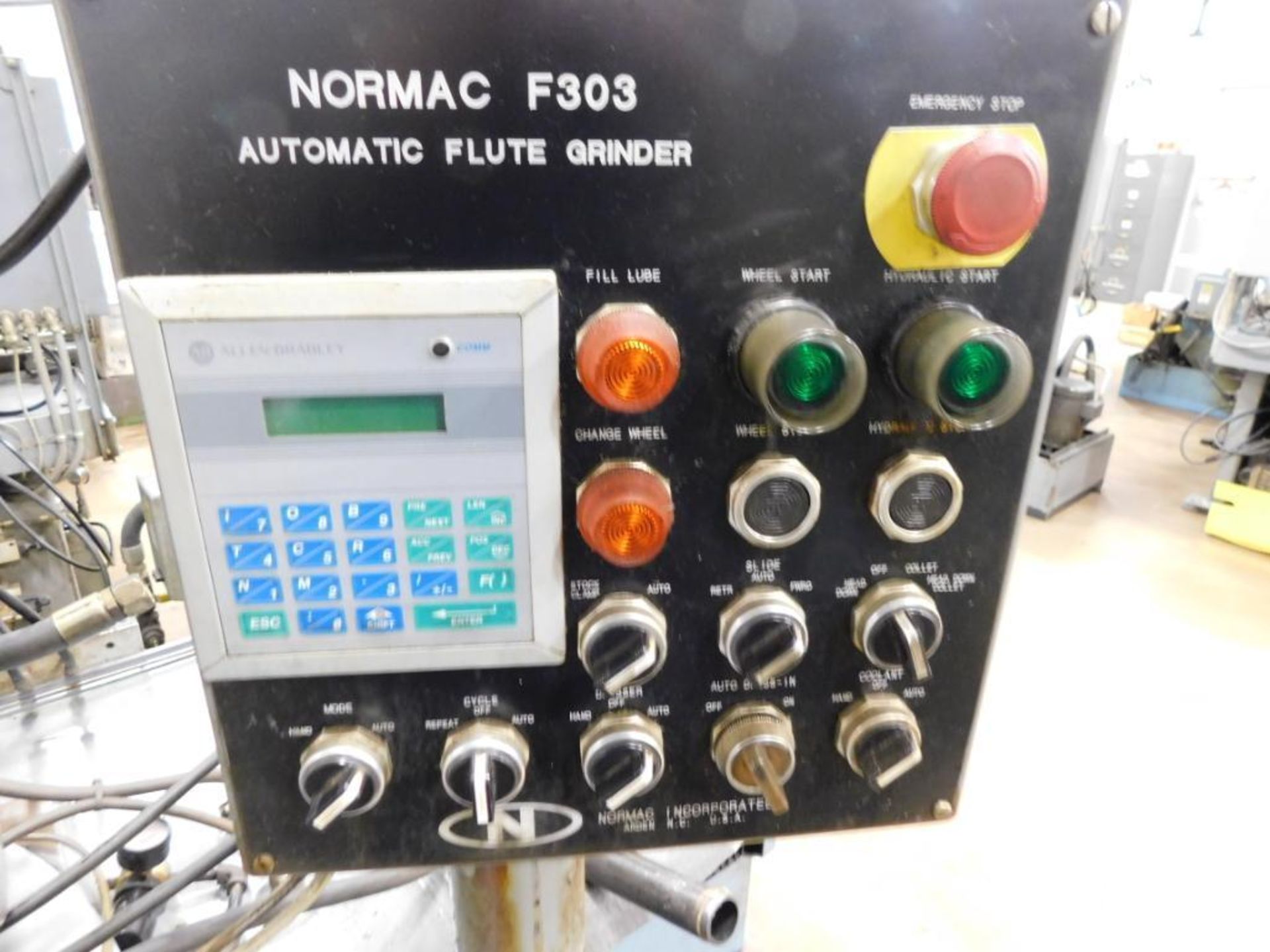 Normac Automatic Flute Grinder Model F303, S/N 009 (#310) - Image 4 of 5