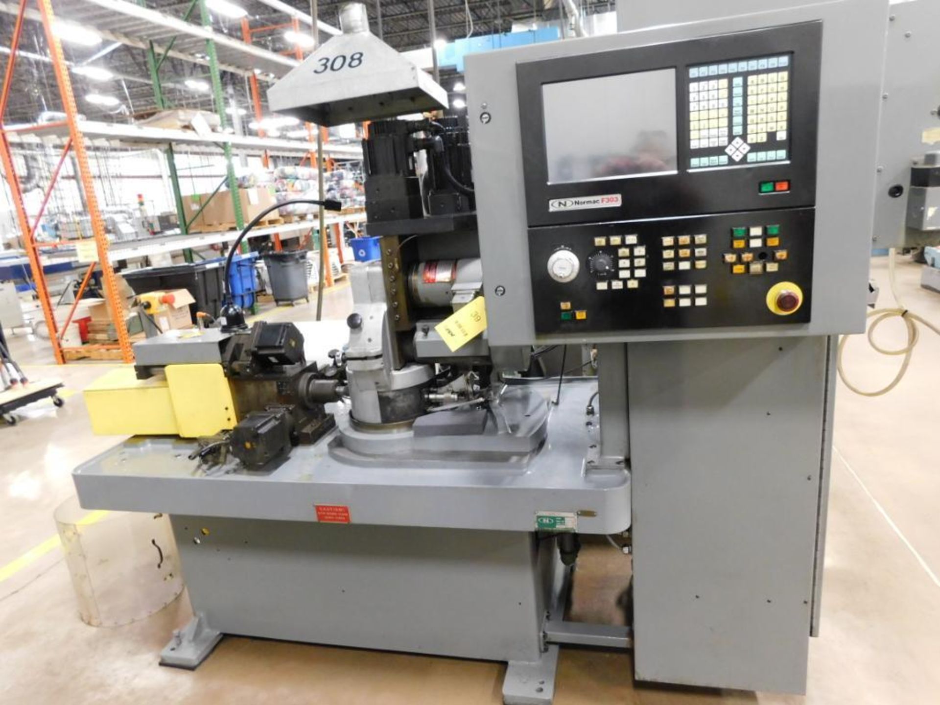 Normac CNC Grinder Model F303, S/N 008N, with Normac F303 CNC Control, Deep Bed Filter (#308)