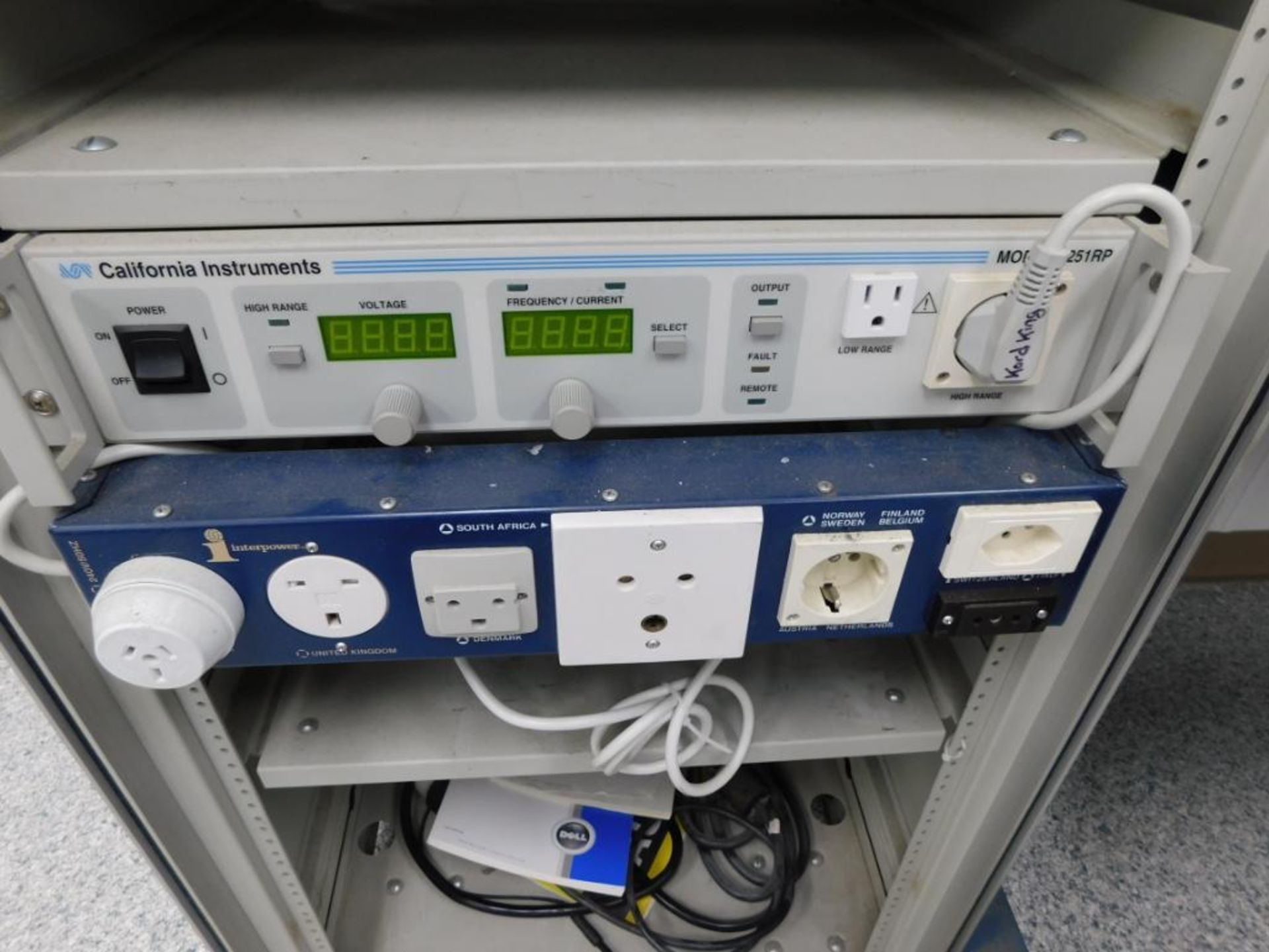 Luxtec Power Source Test Fixture Model LX1380, with California Instruments 1251RP Voltage & - Image 3 of 3