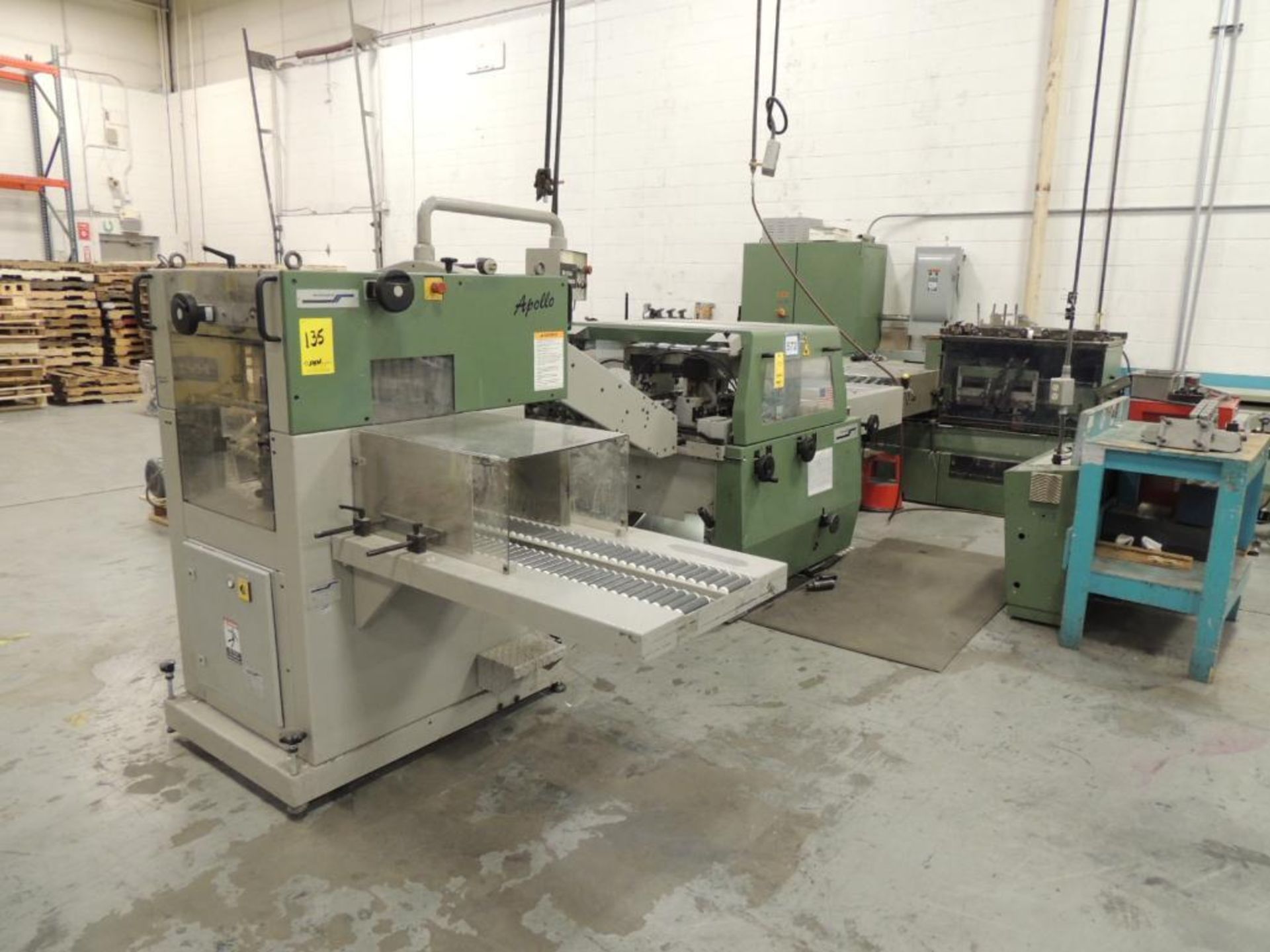 LOT: Muller Martini 335 Saddle Stitcher. Configured With 4-Pocket Collating Type 0306.400, New In 19