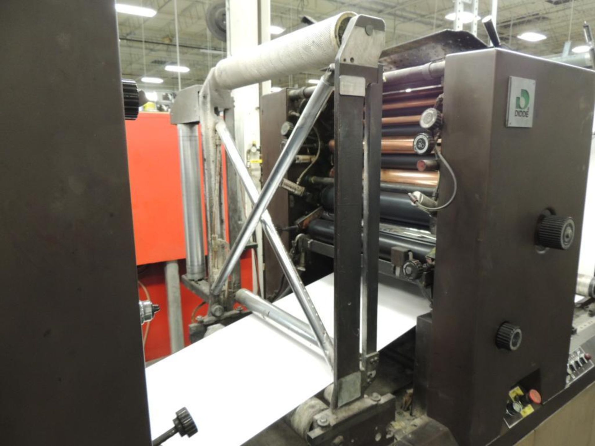 LOT: Didde ML 1000 Printing Offset Press, 8-Color, 20 in. Web Width x 22 in. Cutoff, Kodak Versamark - Image 9 of 44