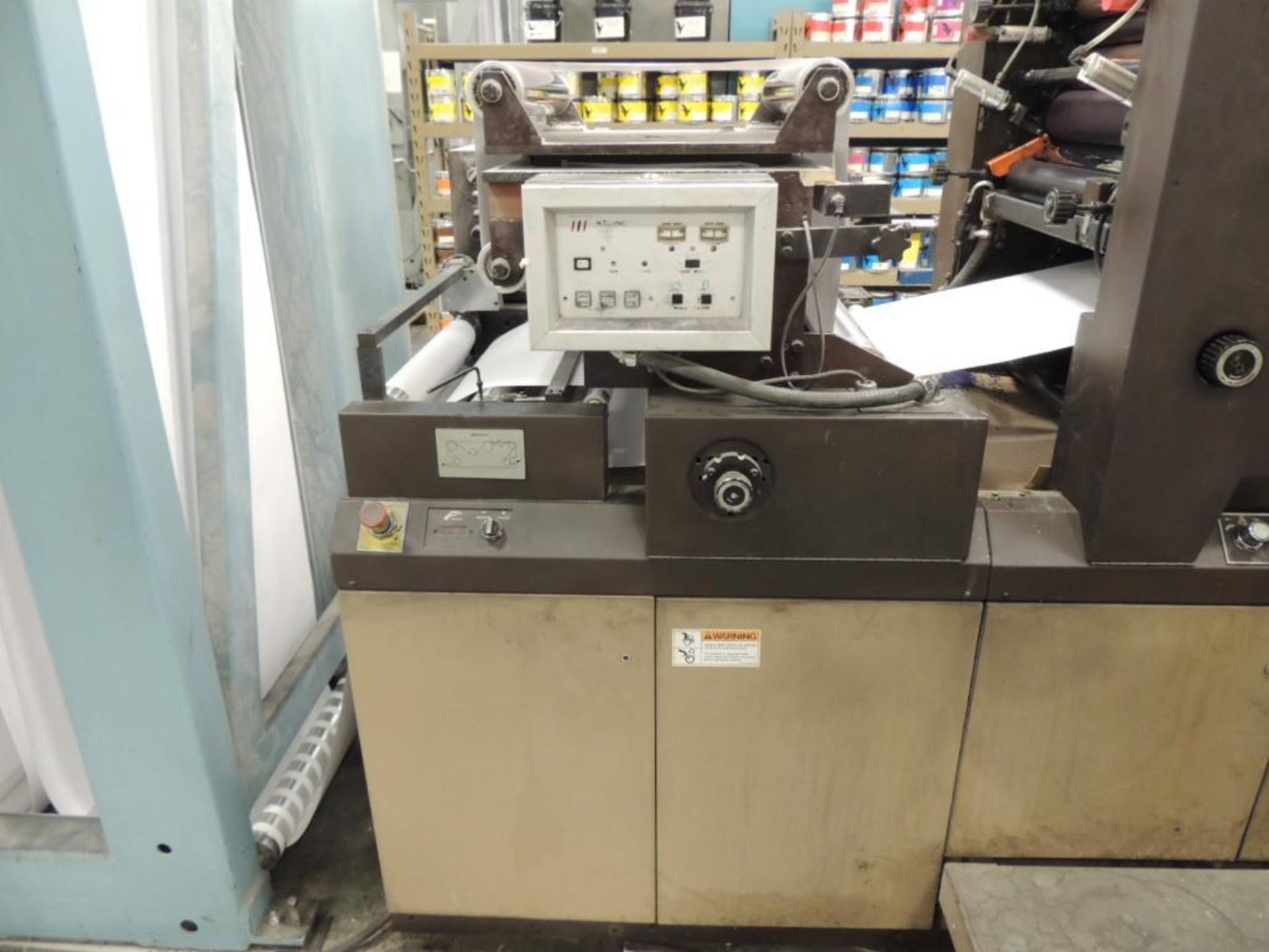 LOT: Didde ML 1000 Printing Offset Press, 8-Color, 20 in. Web Width x 22 in. Cutoff, Kodak Versamark - Image 5 of 44