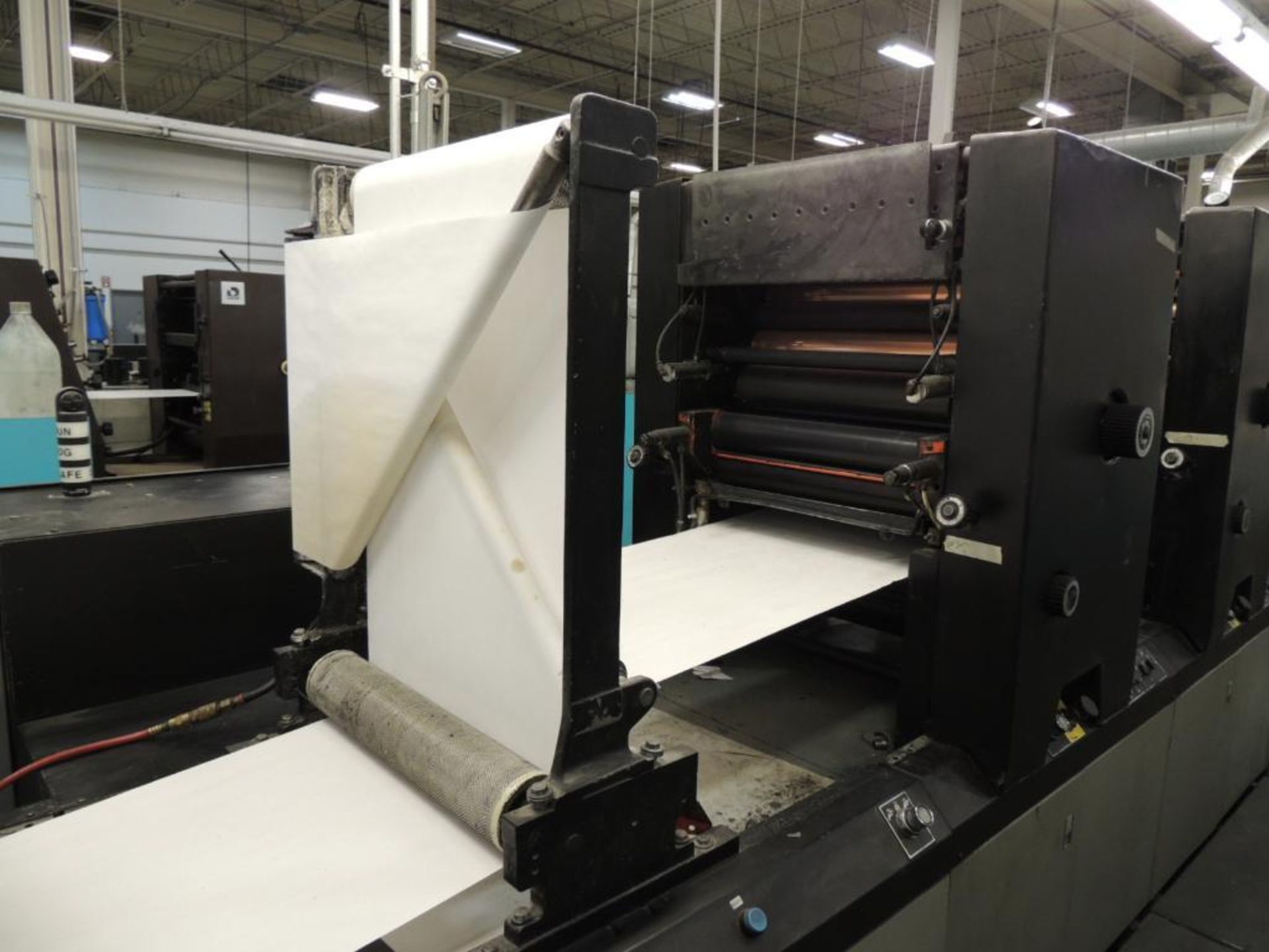 Didde 860 Printing Offset Press, 8-Color, 18 in. Web Width x 22 in. Cutoff, Martin Automatic Roll Sp - Image 10 of 31