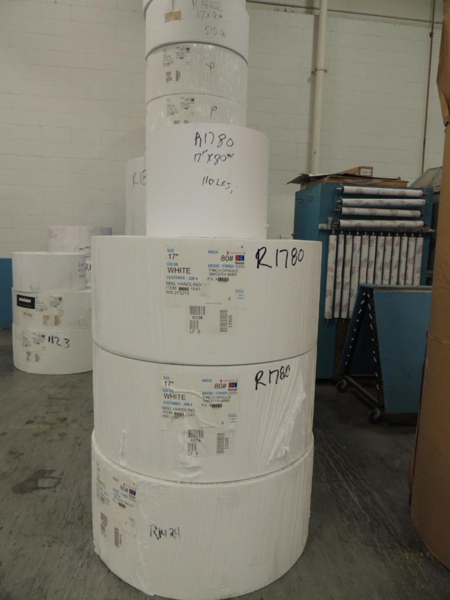 Web Paper, 14 in. to 20 in., 24 lb. to 78 lb. Approximatly 48,800 Lbs. - Image 6 of 31