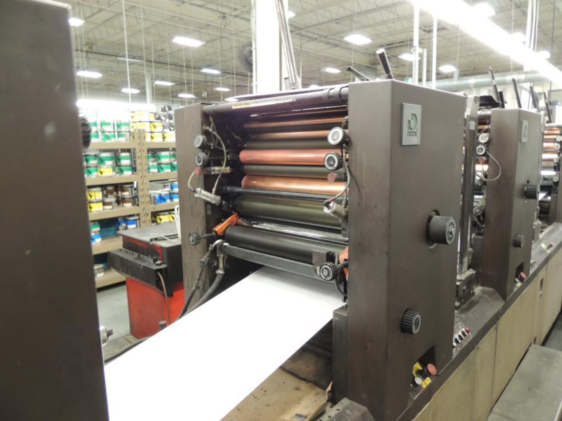 LOT: Didde ML 1000 Printing Offset Press, 8-Color, 20 in. Web Width x 22 in. Cutoff, Kodak Versamark - Image 8 of 44