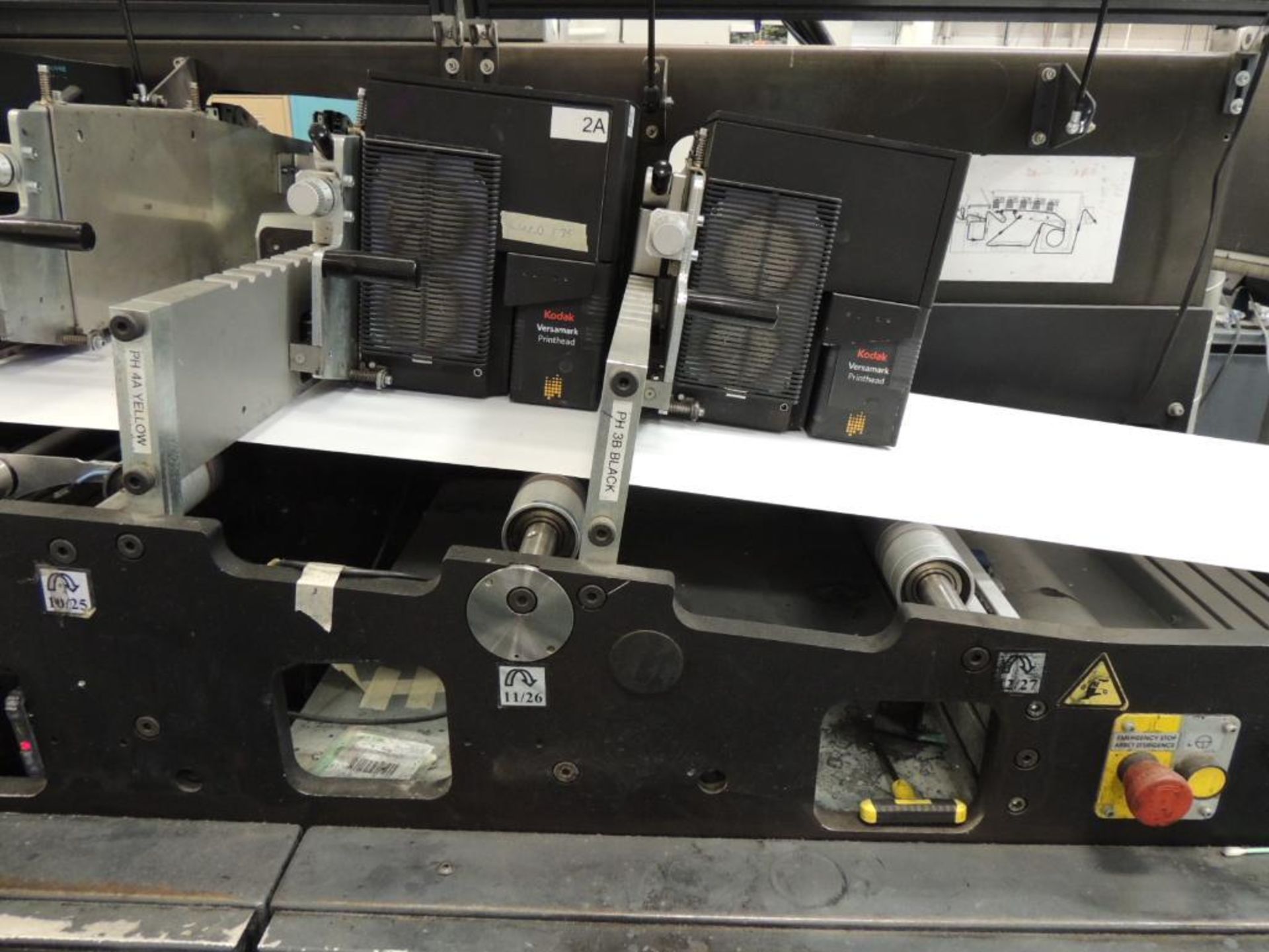 LOT: Didde ML 1000 Printing Offset Press, 8-Color, 20 in. Web Width x 22 in. Cutoff, Kodak Versamark - Image 16 of 44