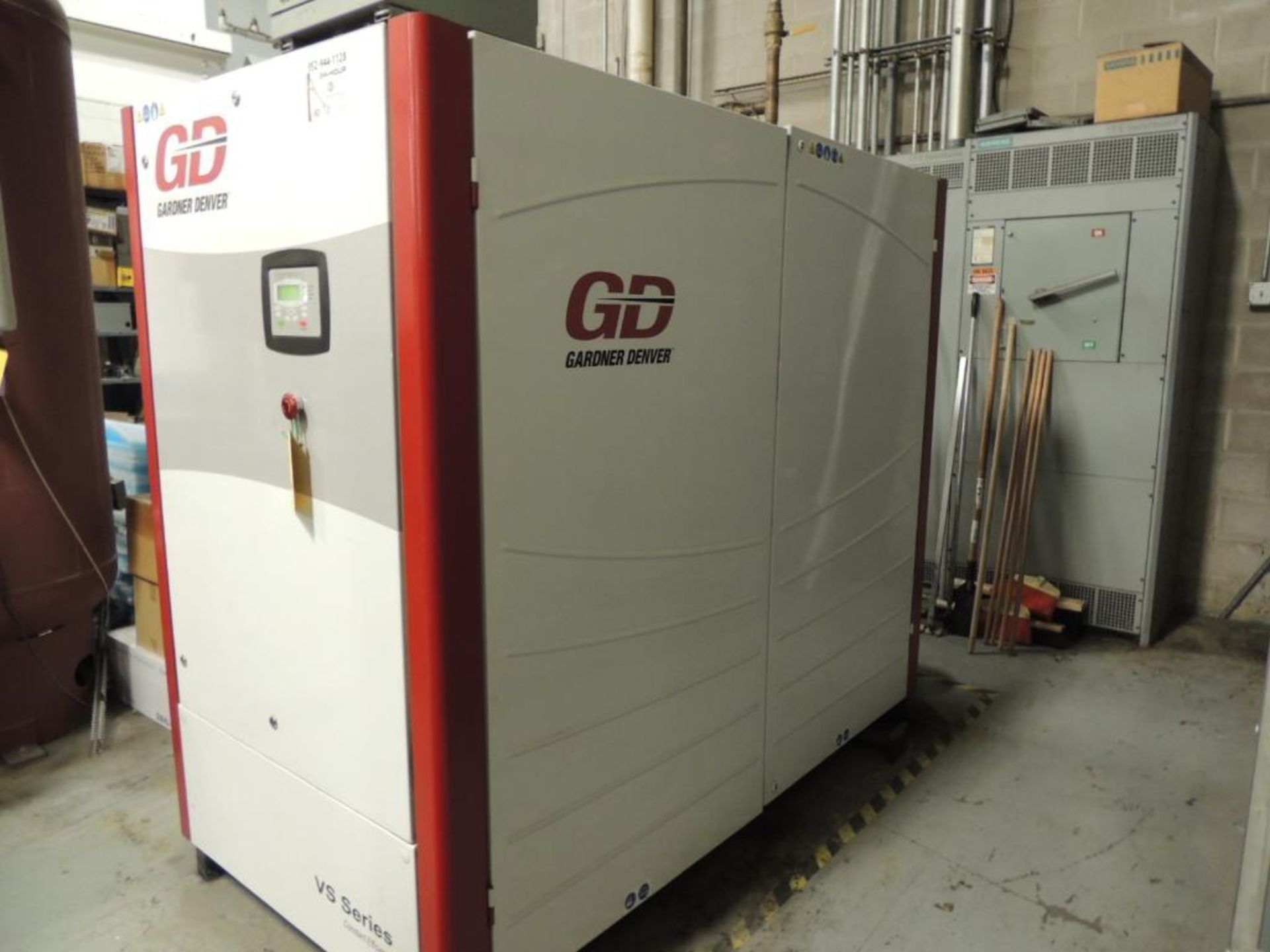 2011 Gardner Denver VS45-70A Air Compressor, Rotary, Variable Speed, Sound Enclosure, 60hp, S/N S341 - Image 2 of 3