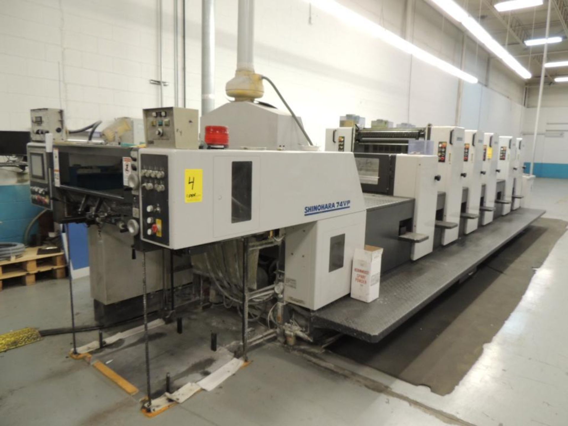 1998 Shinohara 74VP 74-5P Printing Press, Offset, Sheet Fed, 5-Color, 23 in. x 29 in. Capacity, Coat - Image 8 of 18