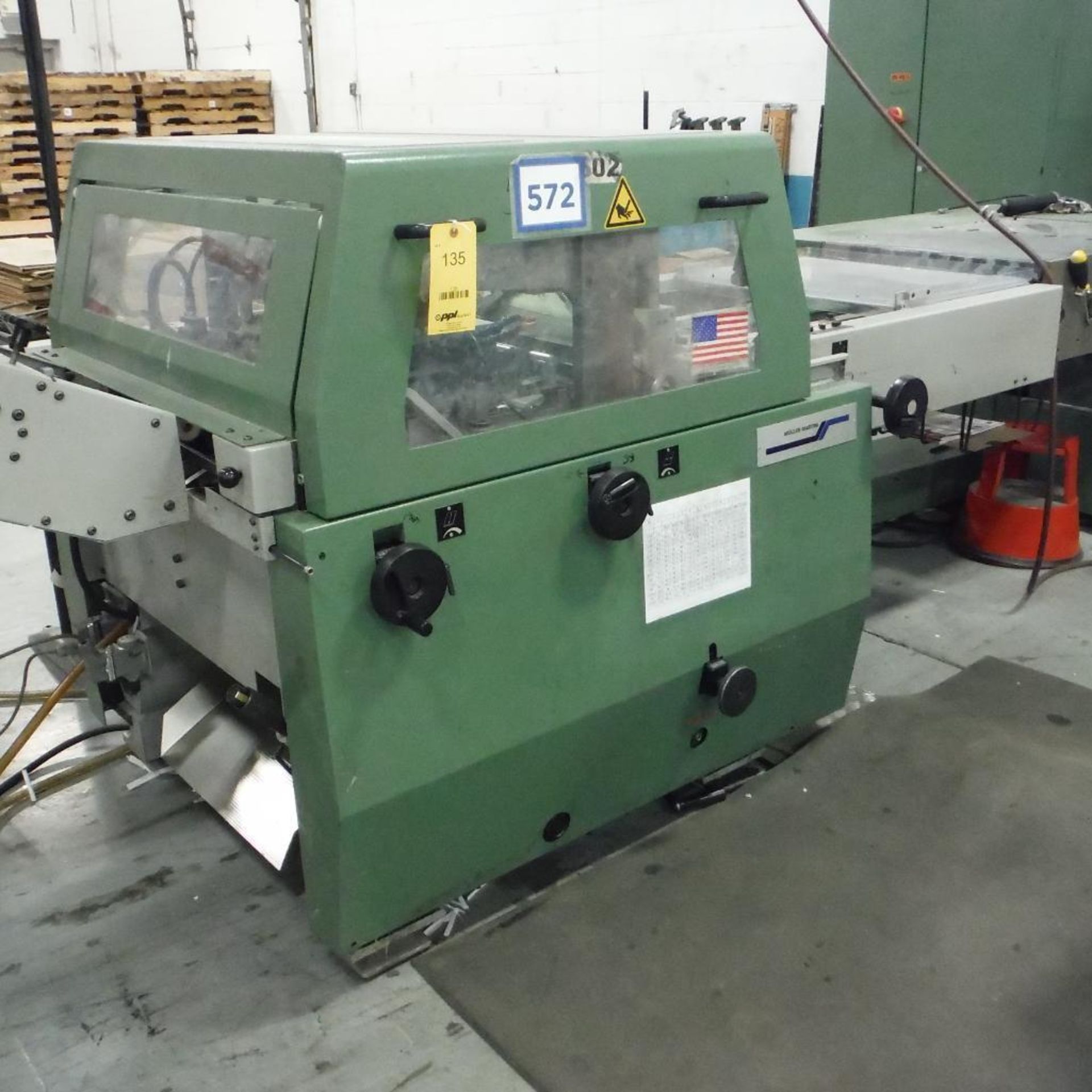 LOT: Muller Martini 335 Saddle Stitcher. Configured With 4-Pocket Collating Type 0306.400, New In 19 - Image 9 of 19