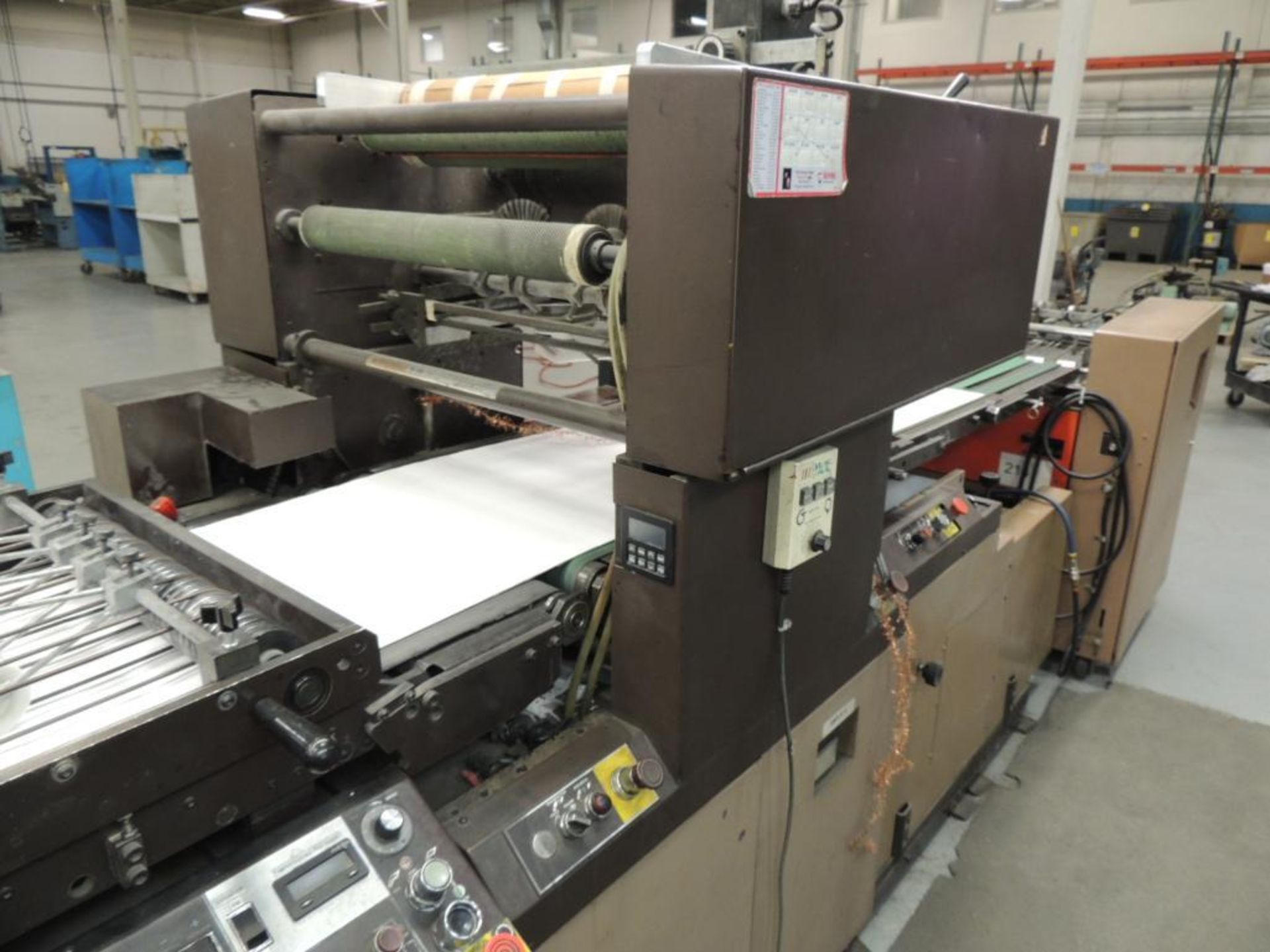 LOT: Didde ML 1000 Printing Offset Press, 8-Color, 20 in. Web Width x 22 in. Cutoff, Kodak Versamark - Image 34 of 44