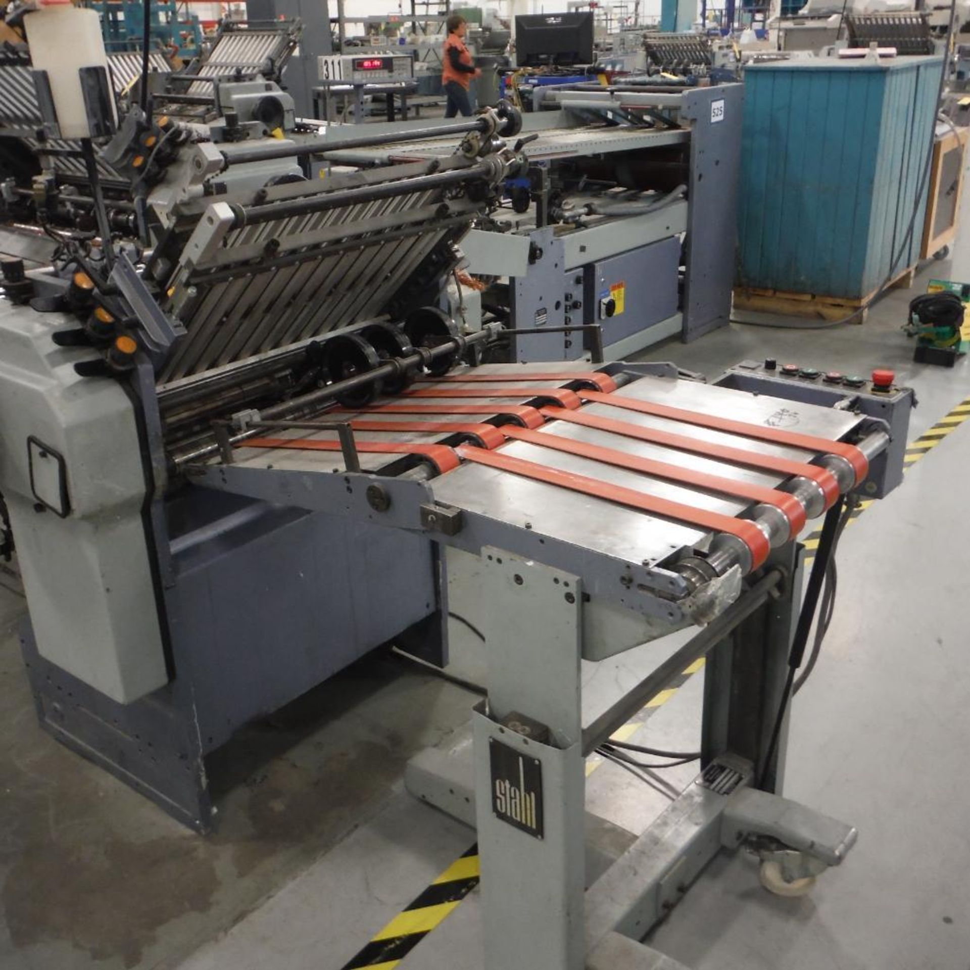 Stahl Folding System. Configured with Model RF56.3/N Continuous Feeder S/N 47502- 206064, Folder Uni - Image 5 of 5